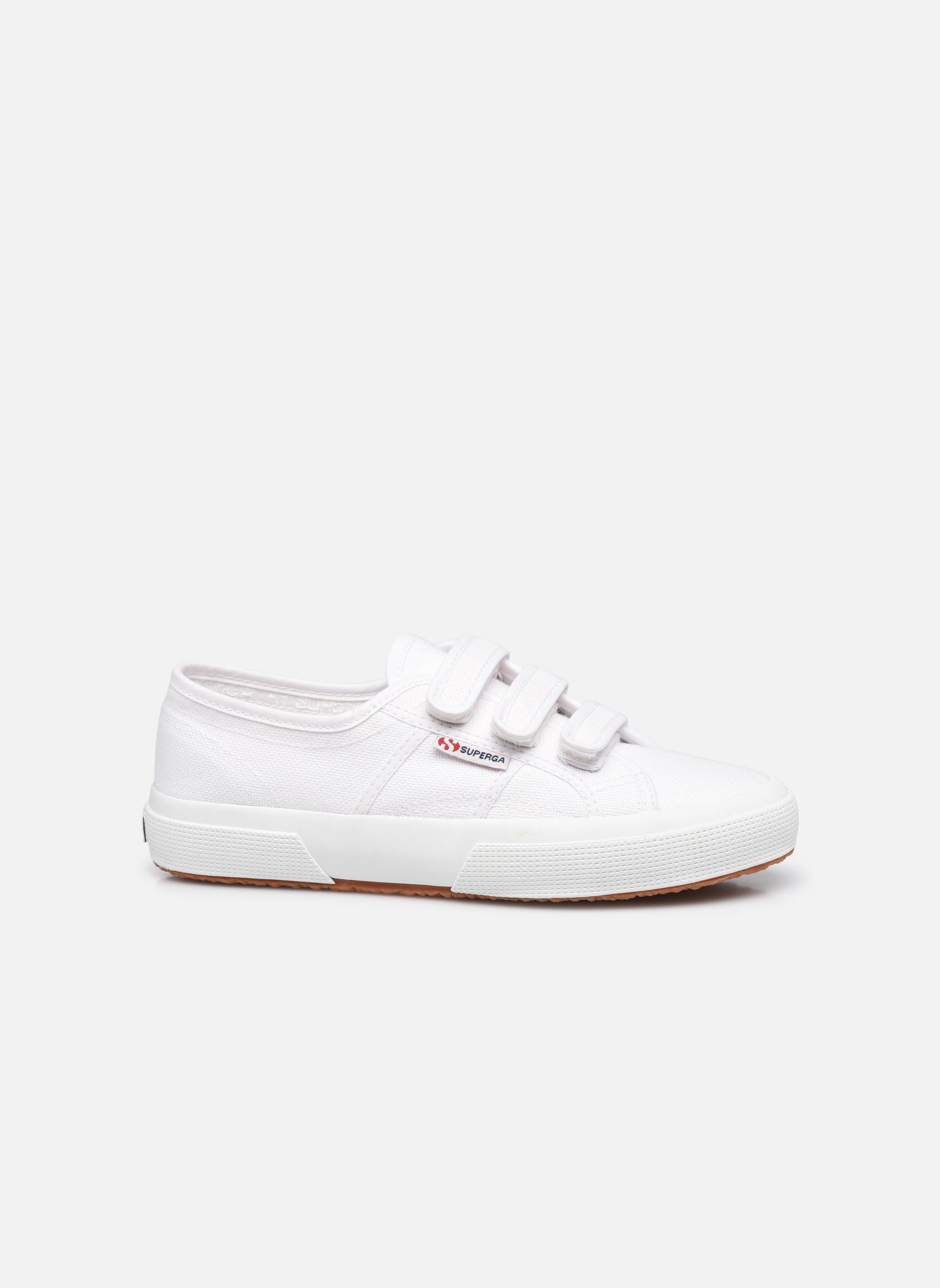 Baskets toile 2750 Cot 3 Strapu Coton blanc Superga Baskets toile 2750 Cot 3 Strapu Coton blanc WHITE