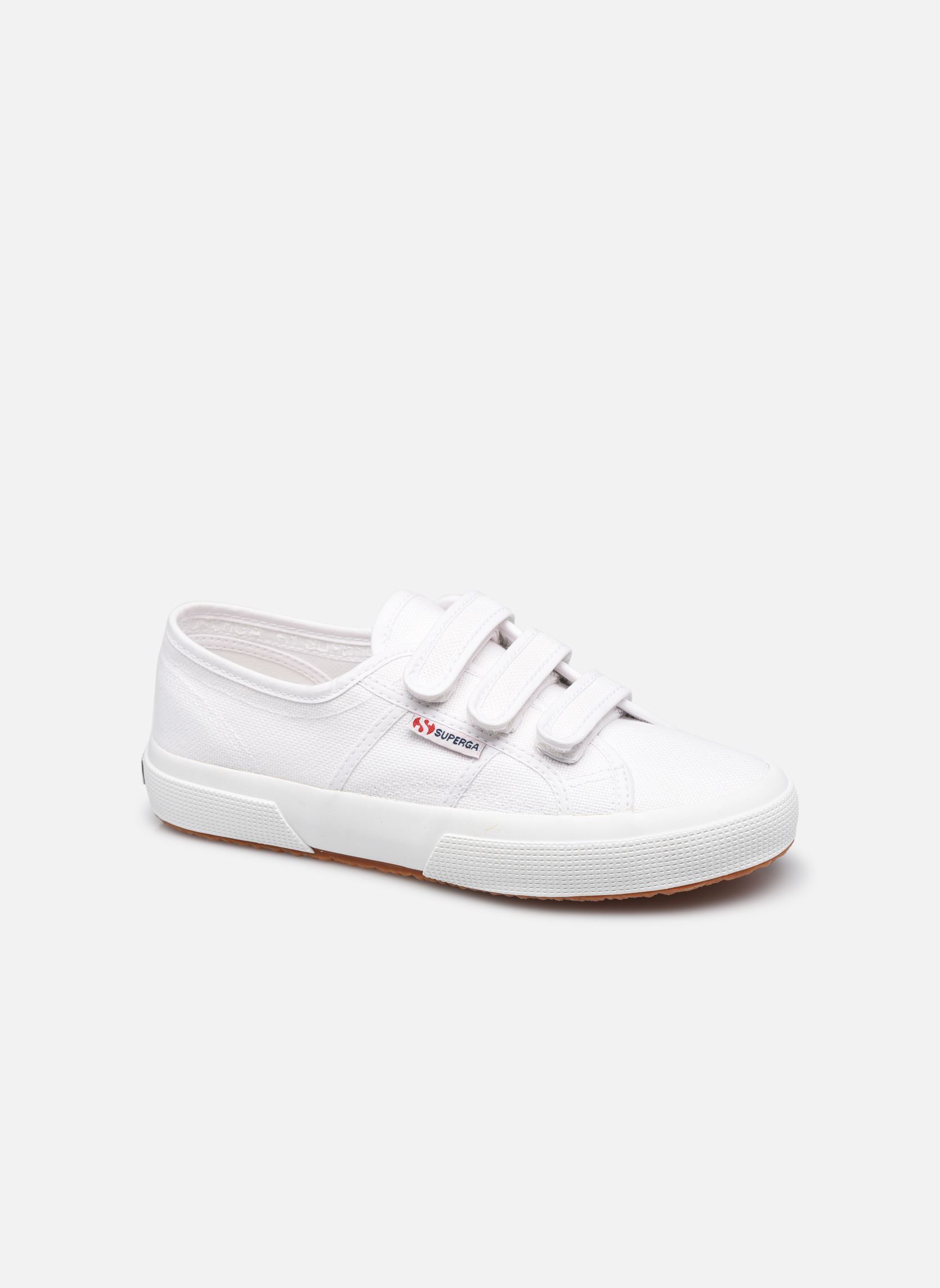 Baskets toile 2750 Cot 3 Strapu Coton blanc Superga Baskets toile 2750 Cot 3 Strapu Coton blanc WHITE