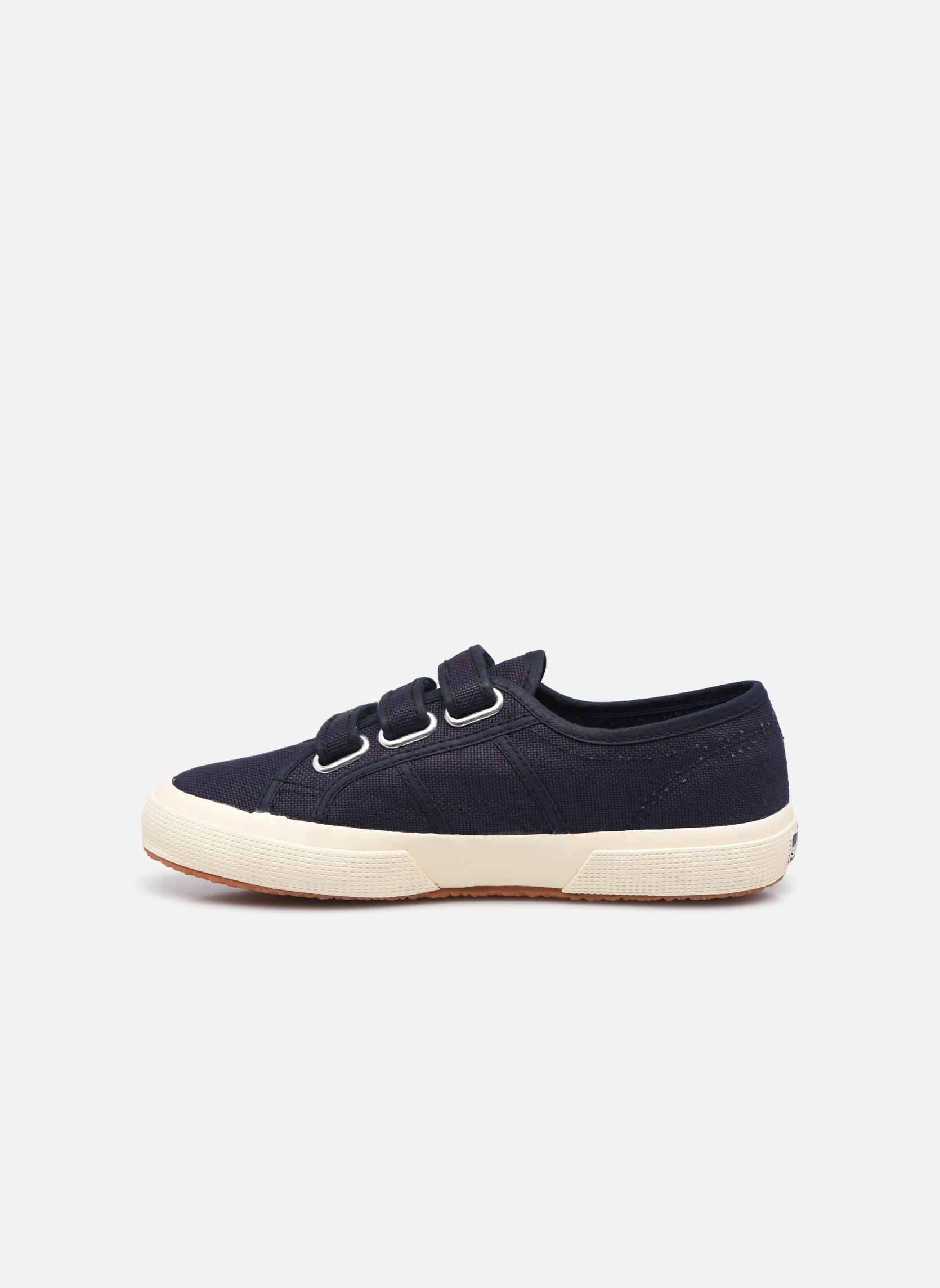 Baskets toile 2750 Cot 3 Strapu Coton femme bleu Superga Baskets toile 2750 Cot 3 Strapu Coton femme bleu NAVY