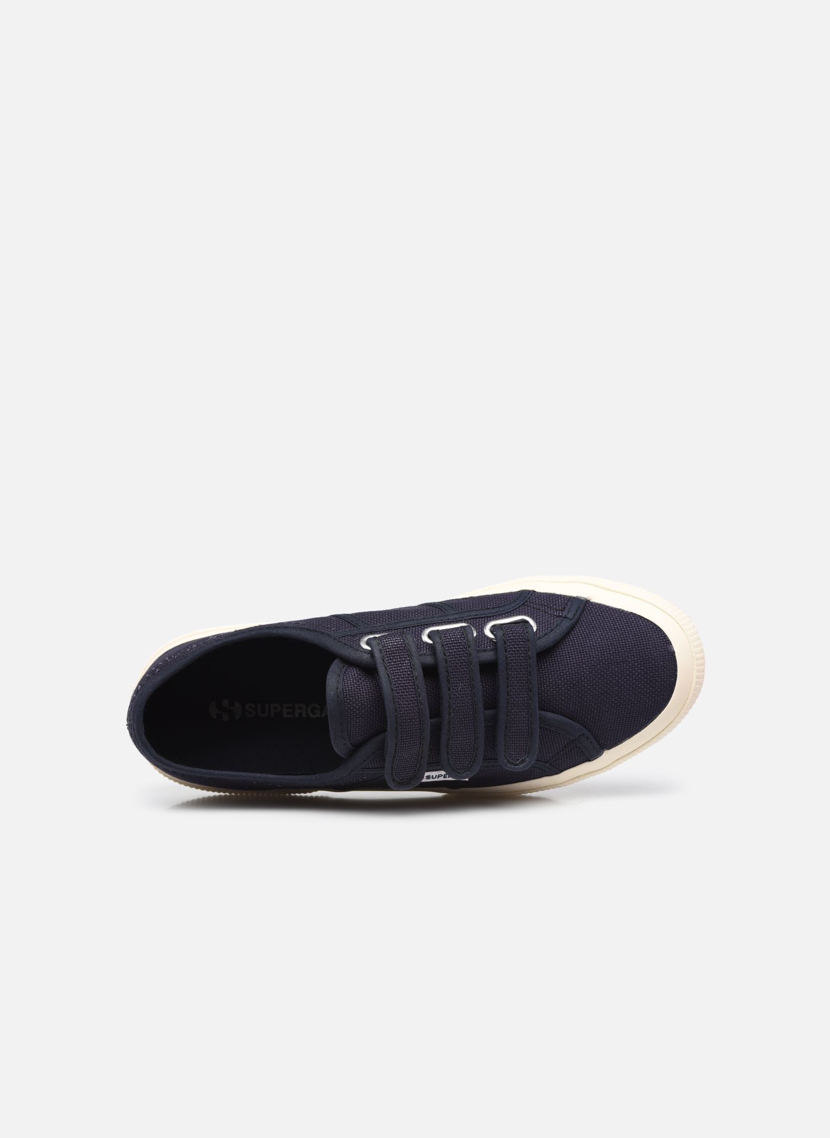 Baskets toile 2750 Cot 3 Strapu Coton femme bleu Superga Baskets toile 2750 Cot 3 Strapu Coton femme bleu NAVY