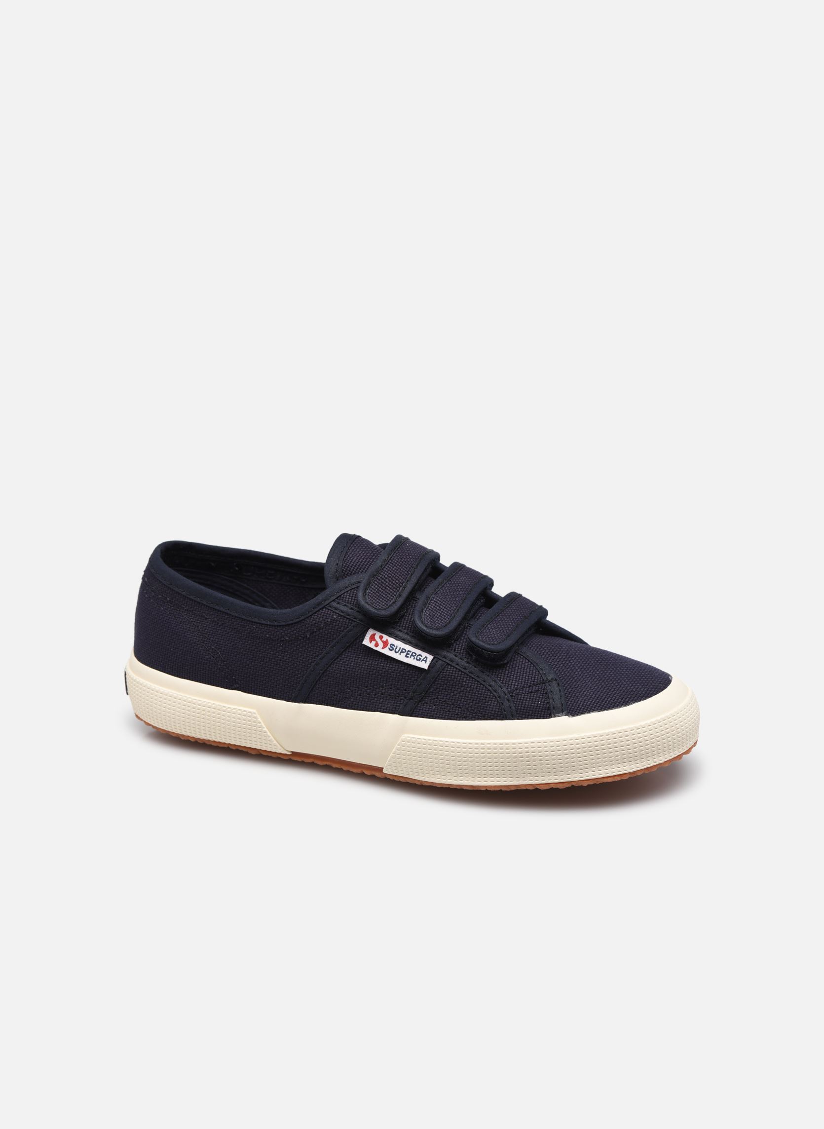 Baskets toile 2750 Cot 3 Strapu Coton femme bleu Superga Baskets toile 2750 Cot 3 Strapu Coton femme bleu NAVY