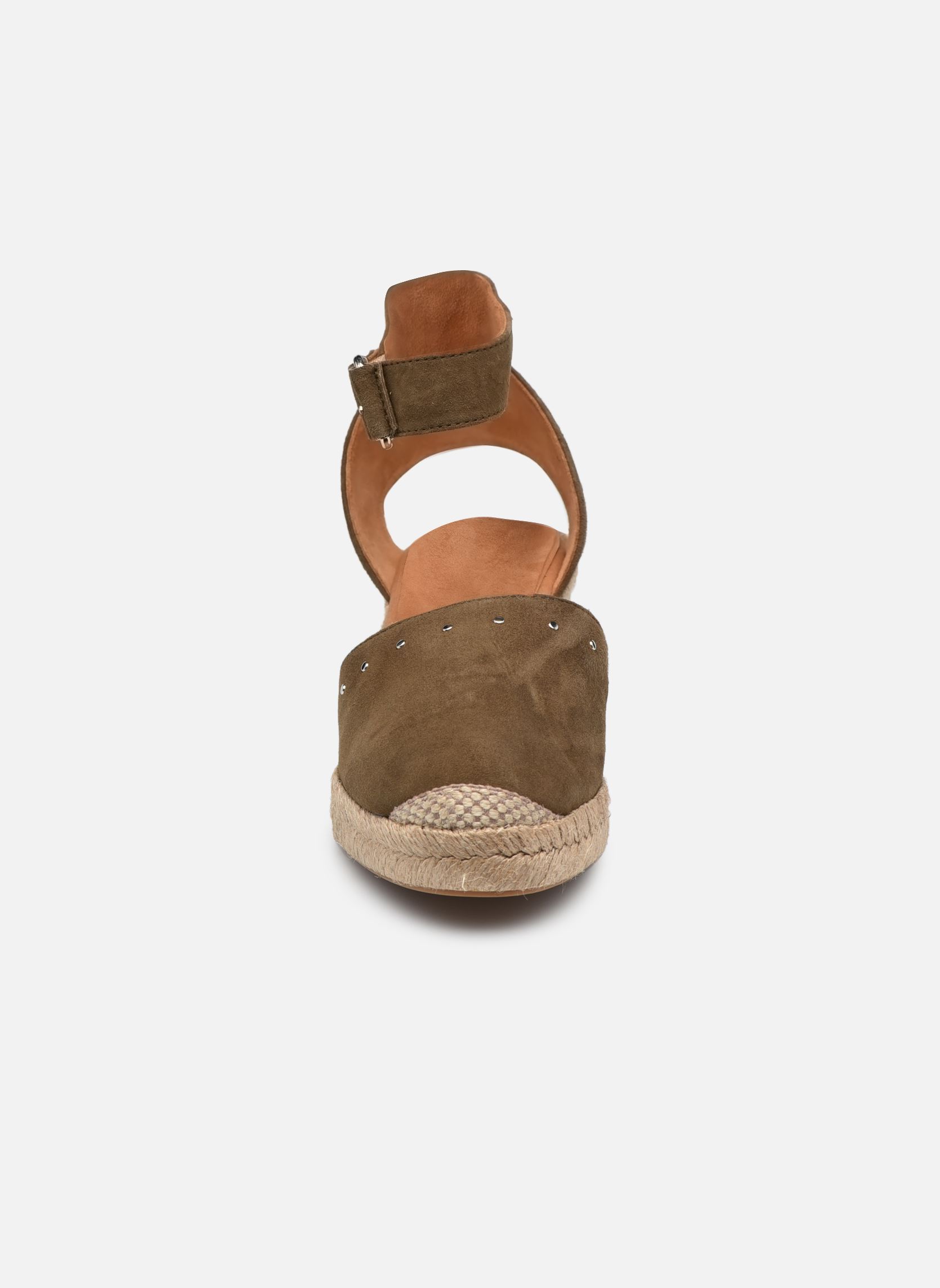 Espadrilles compensées et plateformes CLIVER femme vert Unisa Espadrilles compensées et plateformes CLIVER femme vert CLIVER-KS SALVIA
