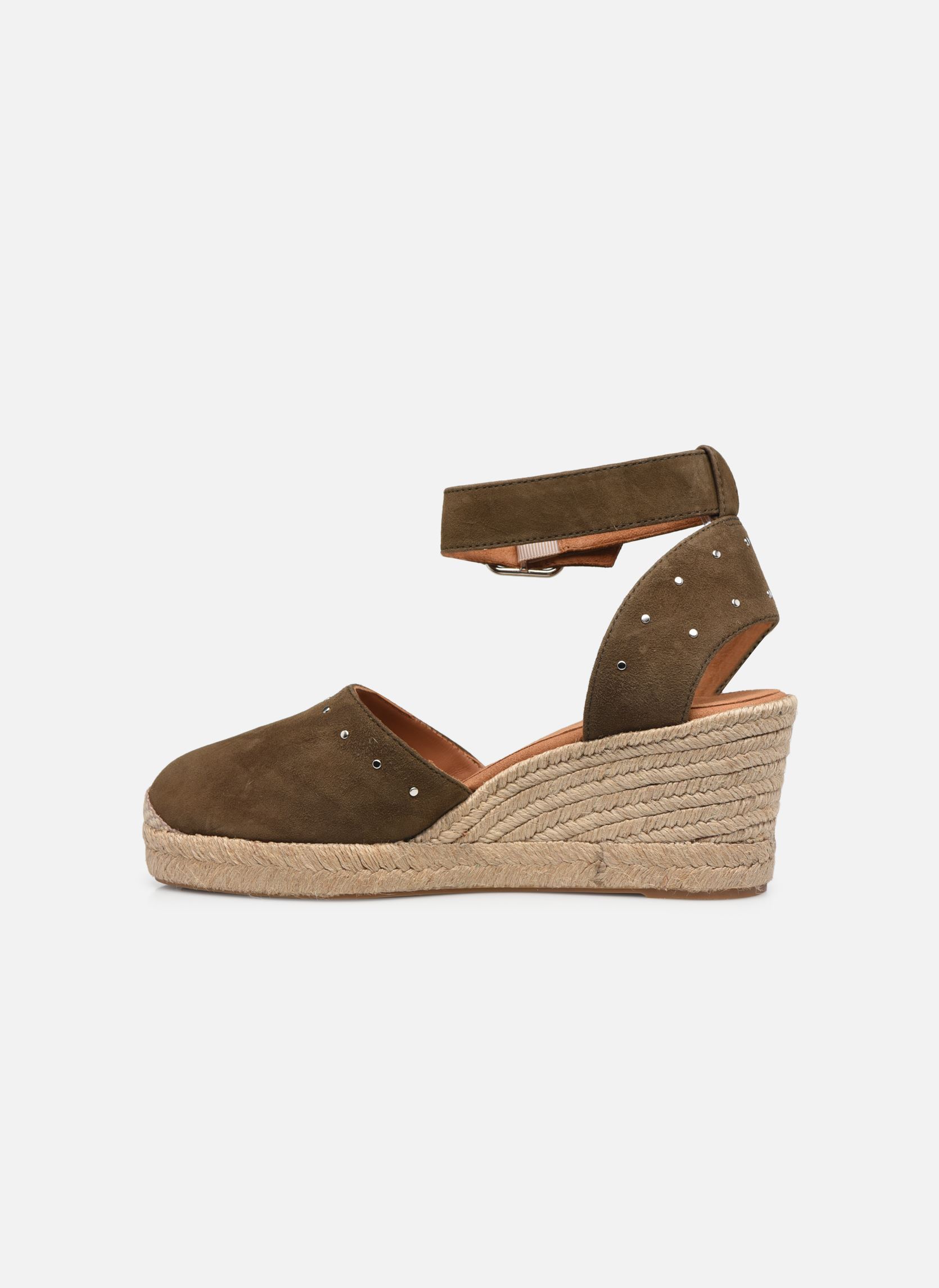 Espadrilles compensées et plateformes CLIVER femme vert Unisa Espadrilles compensées et plateformes CLIVER femme vert CLIVER-KS SALVIA