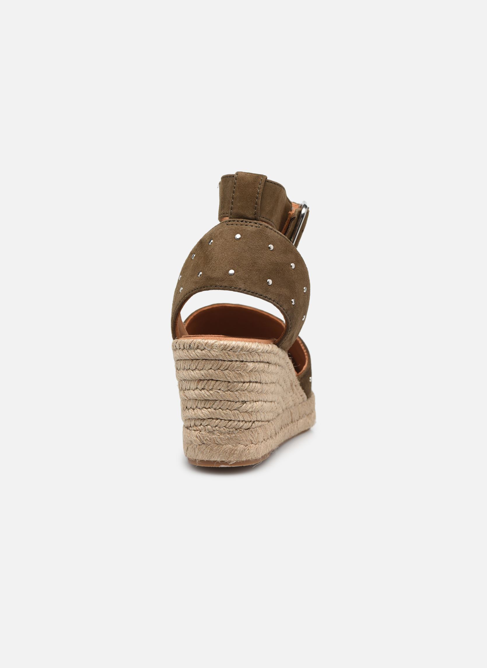 Espadrilles compensées et plateformes CLIVER femme vert Unisa Espadrilles compensées et plateformes CLIVER femme vert CLIVER-KS SALVIA