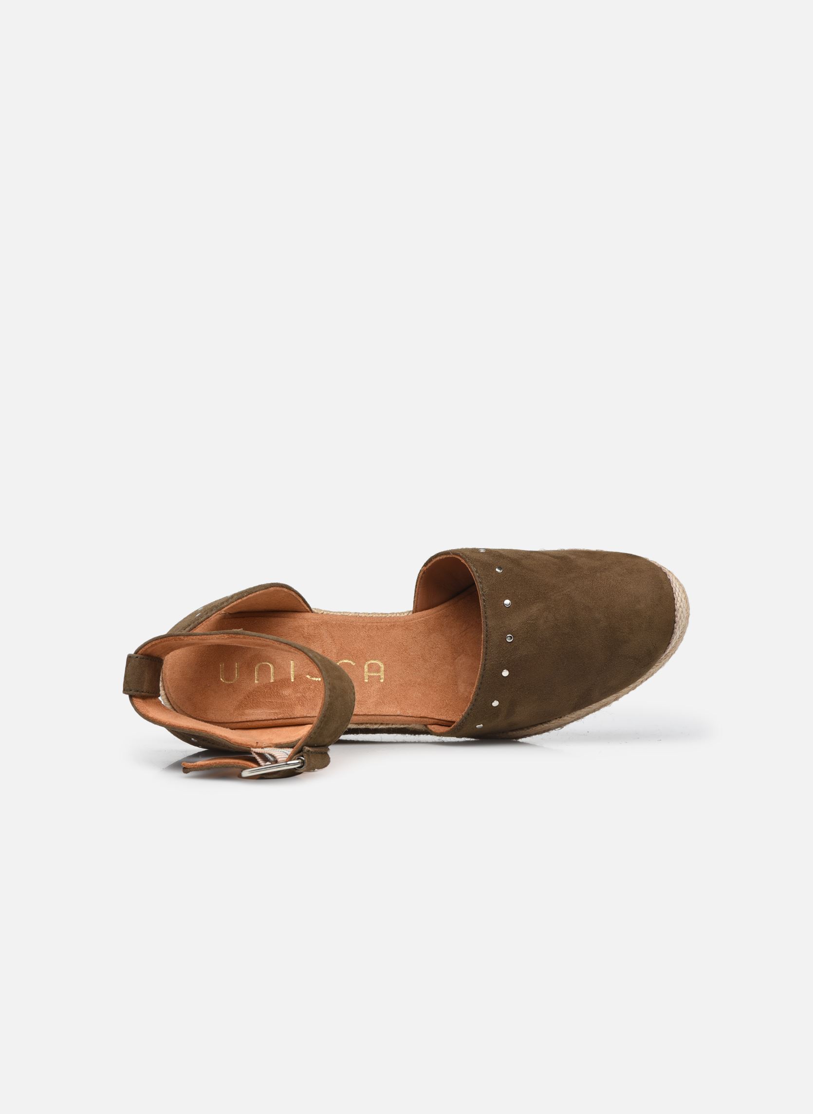 Espadrilles compensées et plateformes CLIVER femme vert Unisa Espadrilles compensées et plateformes CLIVER femme vert CLIVER-KS SALVIA