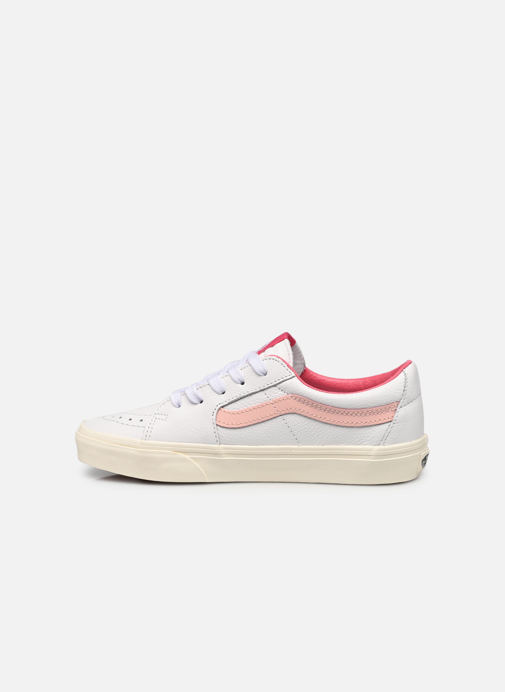 Niedrige Sneaker UA SK8-Low W damen weiß Vans Niedrige Sneaker UA SK8-Low W damen weiß PREMIUM LEATHER HOT PINK