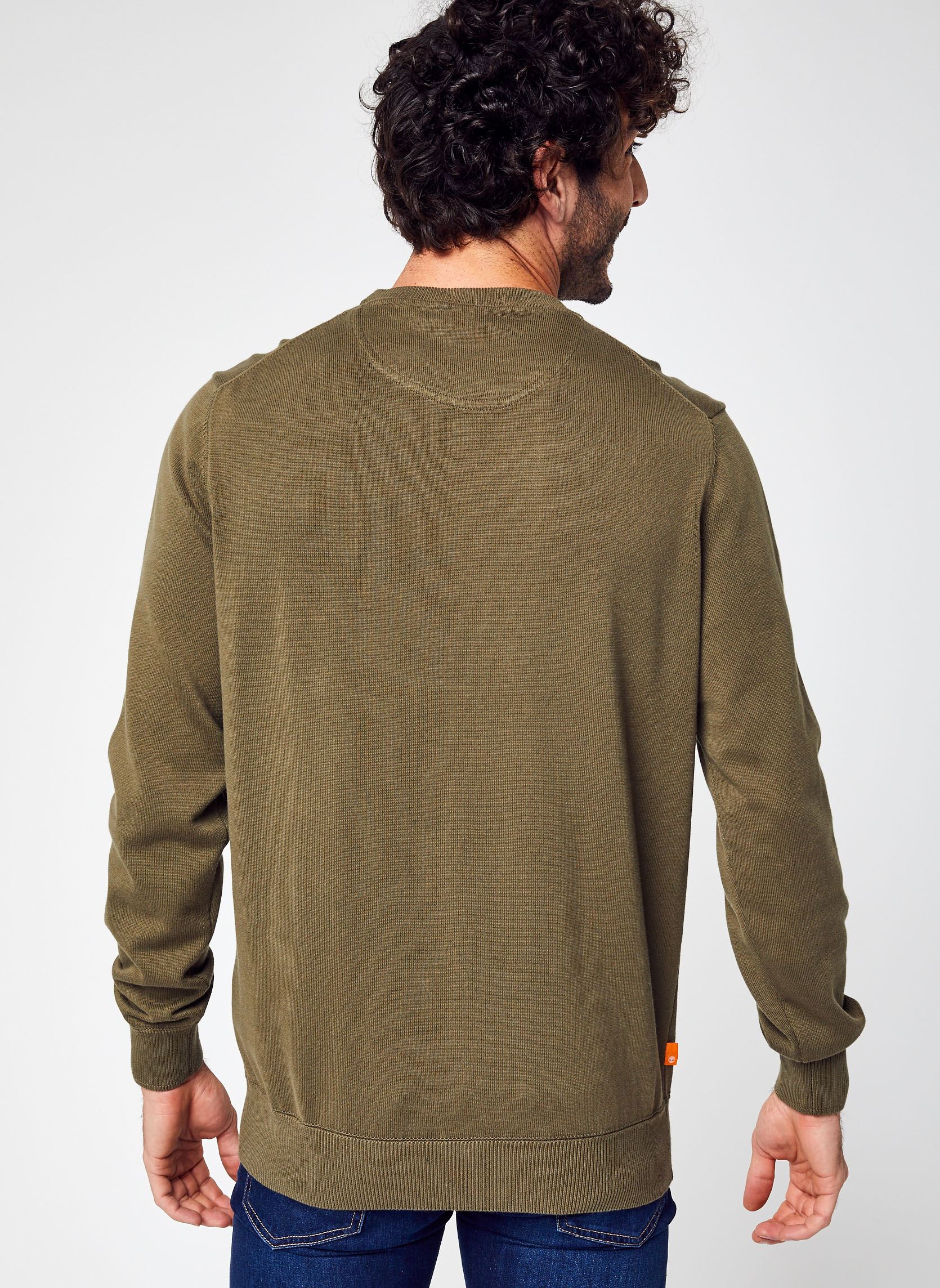 Sweatshirts LS Williams River Cotton YD Crew Sweater heren groen Timberland Sweatshirts LS Williams River Cotton YD Crew Sweater heren groen GRAPE LEAF