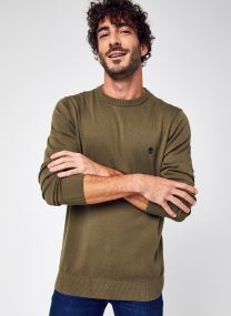 Sweatshirts LS Williams River Cotton YD Crew Sweater heren groen