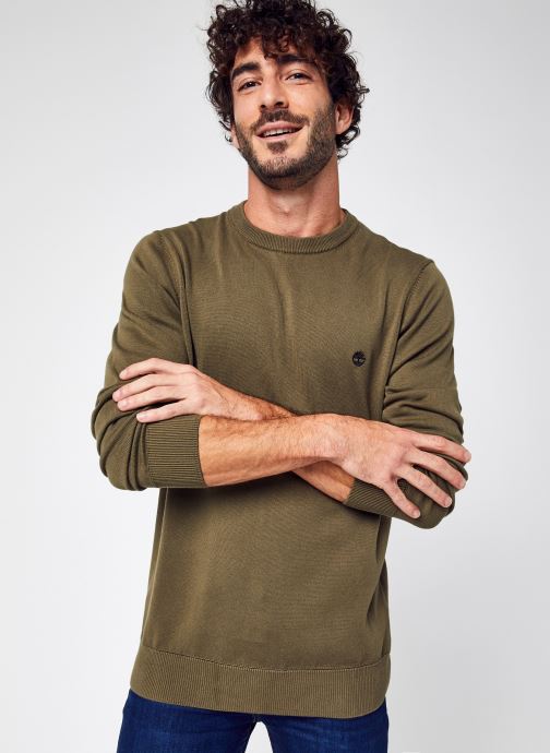 Timberland Sweats LS Williams River Cotton YD Crew Sweater homme vert