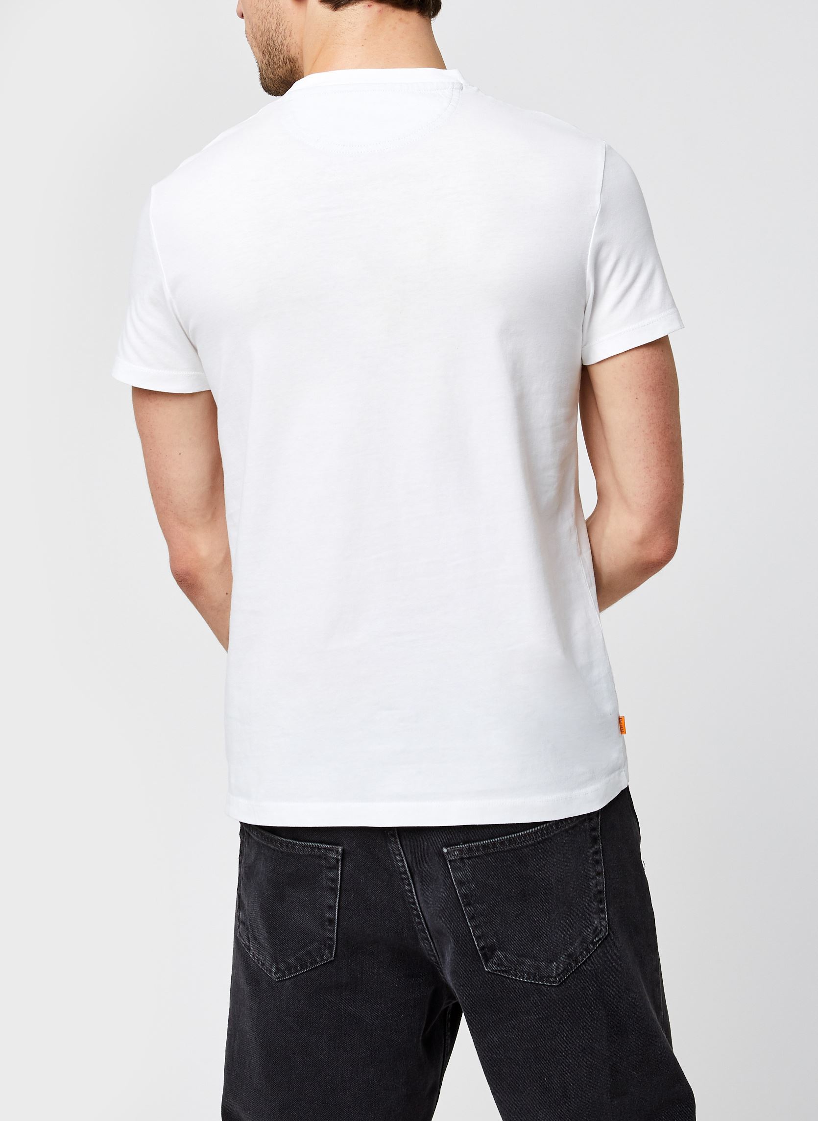 Tee-shirts SS Dunstan River Jersey Crew Tee Slim homme blanc Timberland Tee-shirts SS Dunstan River Jersey Crew Tee Slim homme blanc WHITE