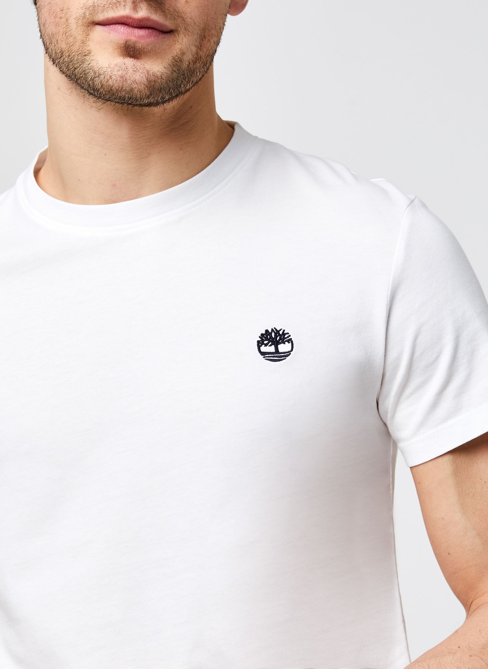 Tee-shirts SS Dunstan River Jersey Crew Tee Slim homme blanc Timberland Tee-shirts SS Dunstan River Jersey Crew Tee Slim homme blanc WHITE