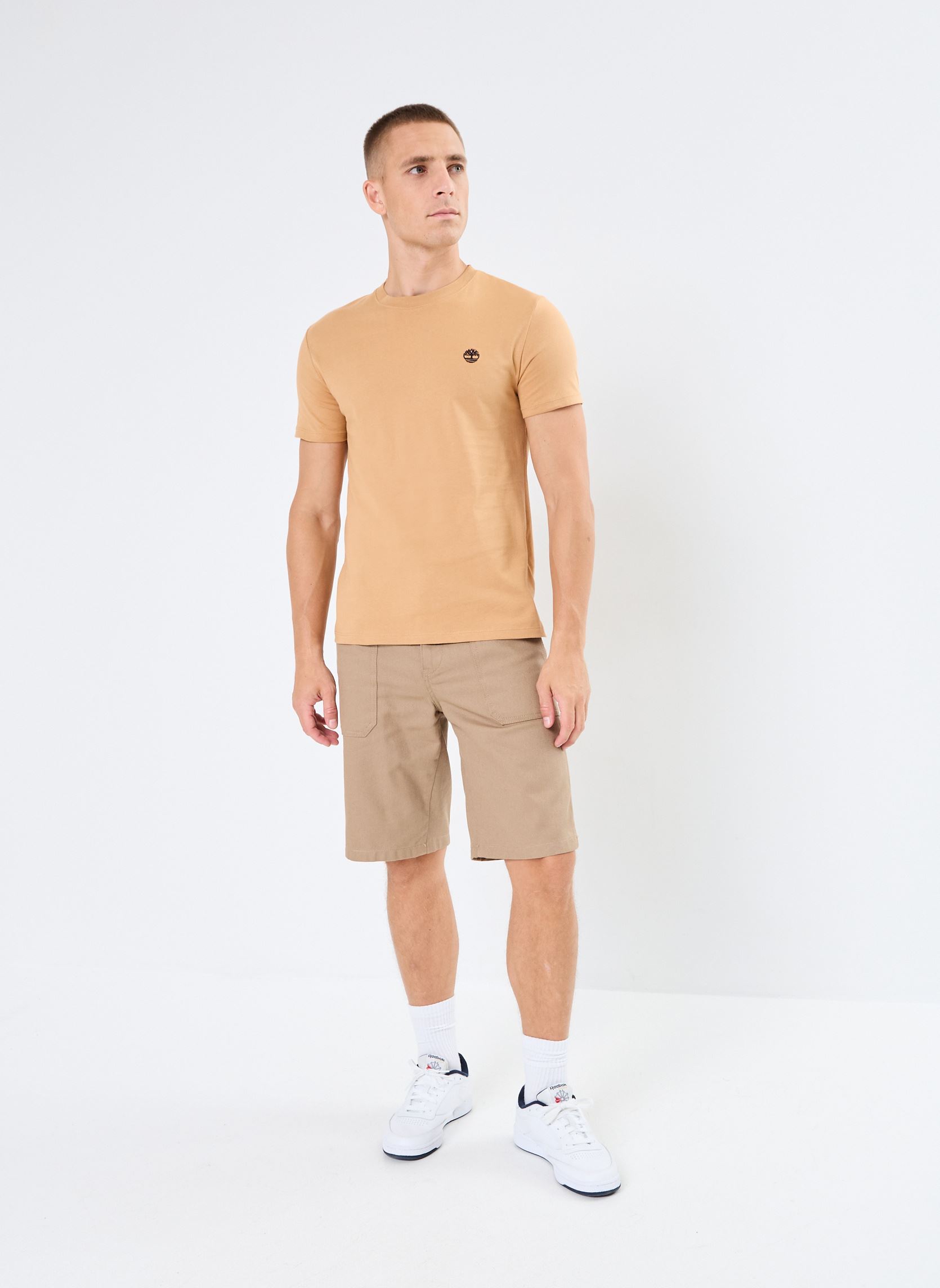 Tee-shirts SS Dunstan River Jersey Crew Tee Slim homme multicolore Timberland Tee-shirts SS Dunstan River Jersey Crew Tee Slim homme multicolore LIGHT WHEAT BOOT