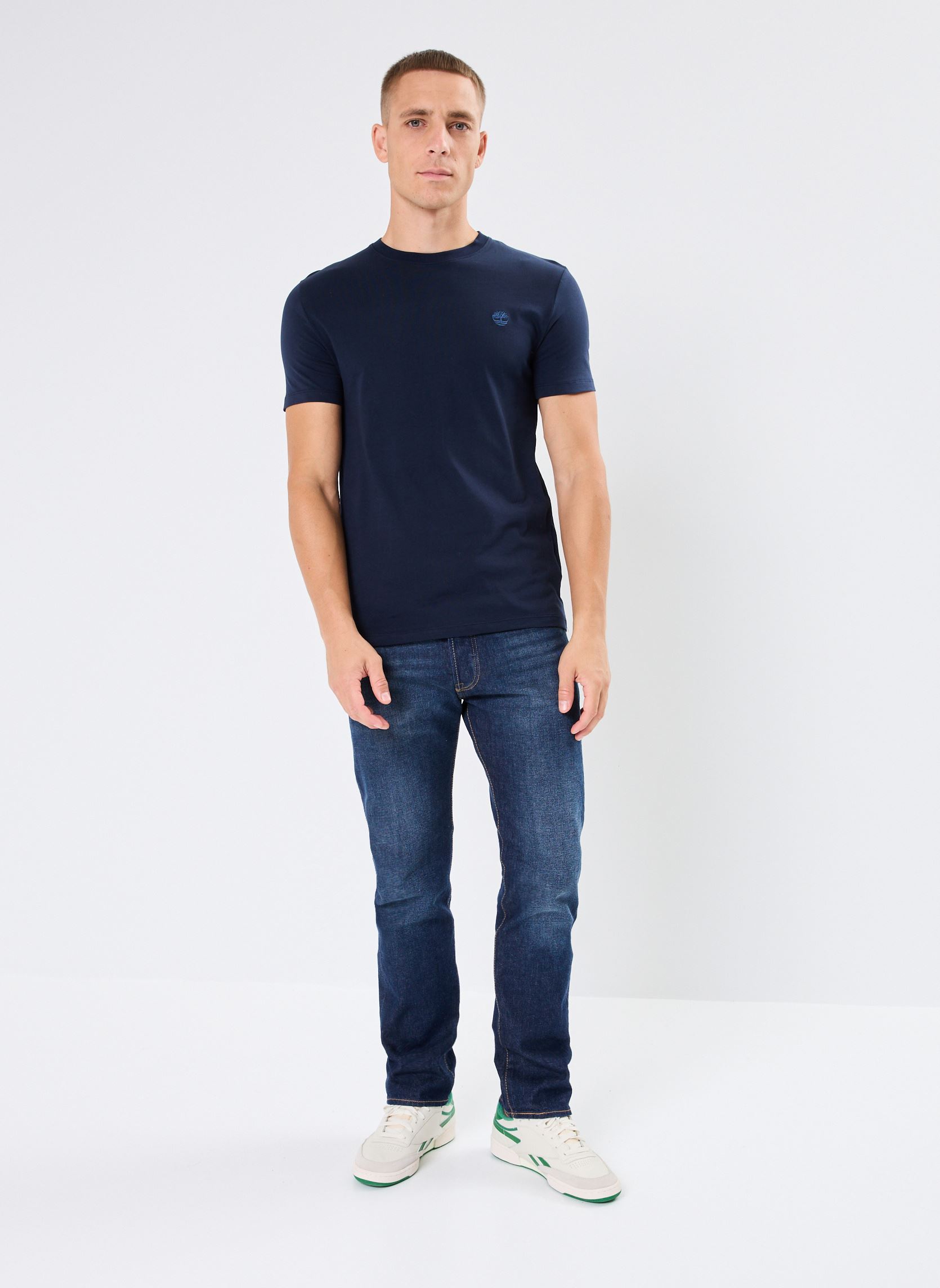 Tee-shirts SS Dunstan River Jersey Crew Tee Slim homme multicolore Timberland Tee-shirts SS Dunstan River Jersey Crew Tee Slim homme multicolore DARK SAPPHIRE/DARK DENIM
