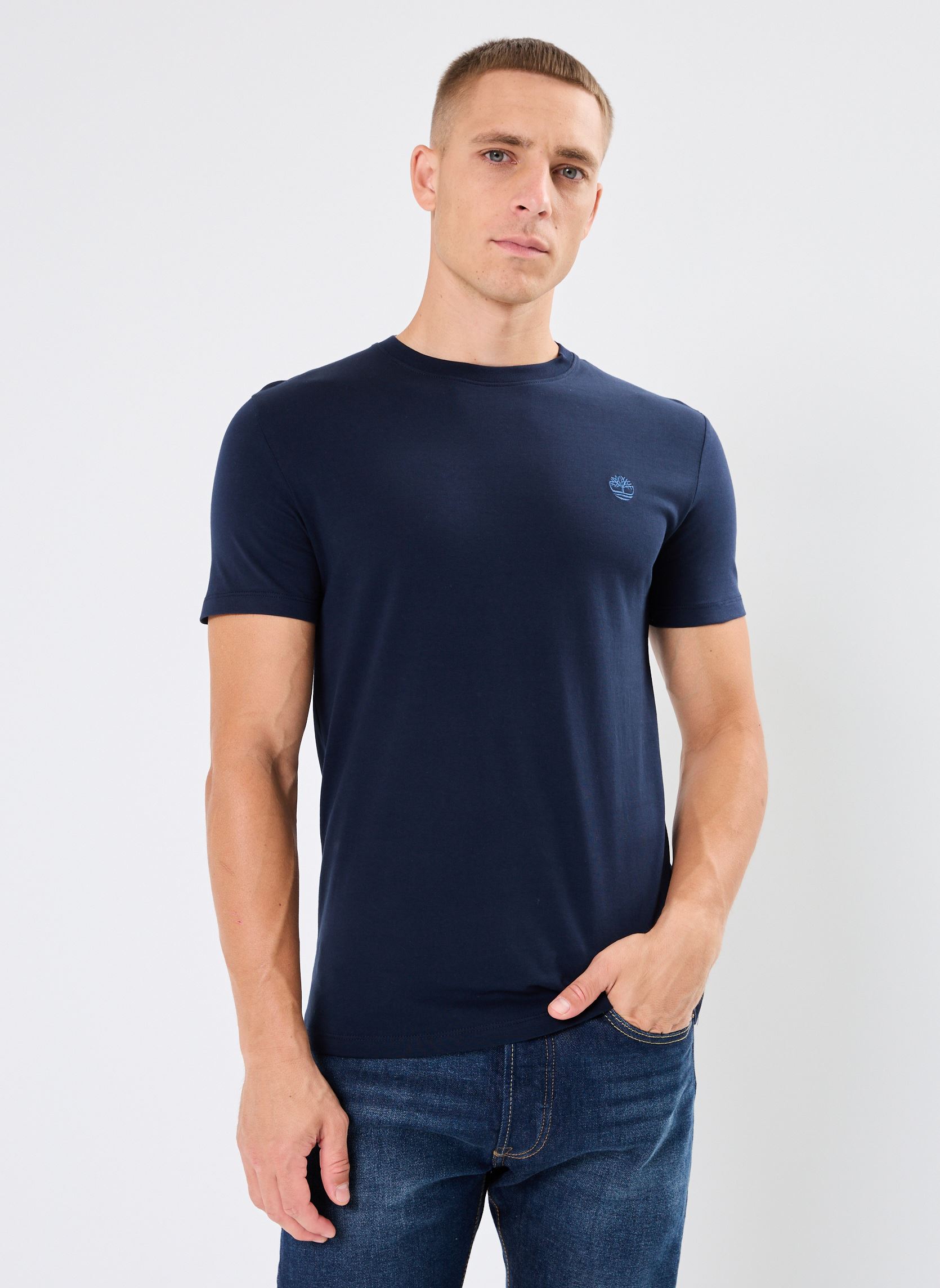 Vêtements Timberland SS Dunstan River Jersey Crew Tee Slim pour Homme