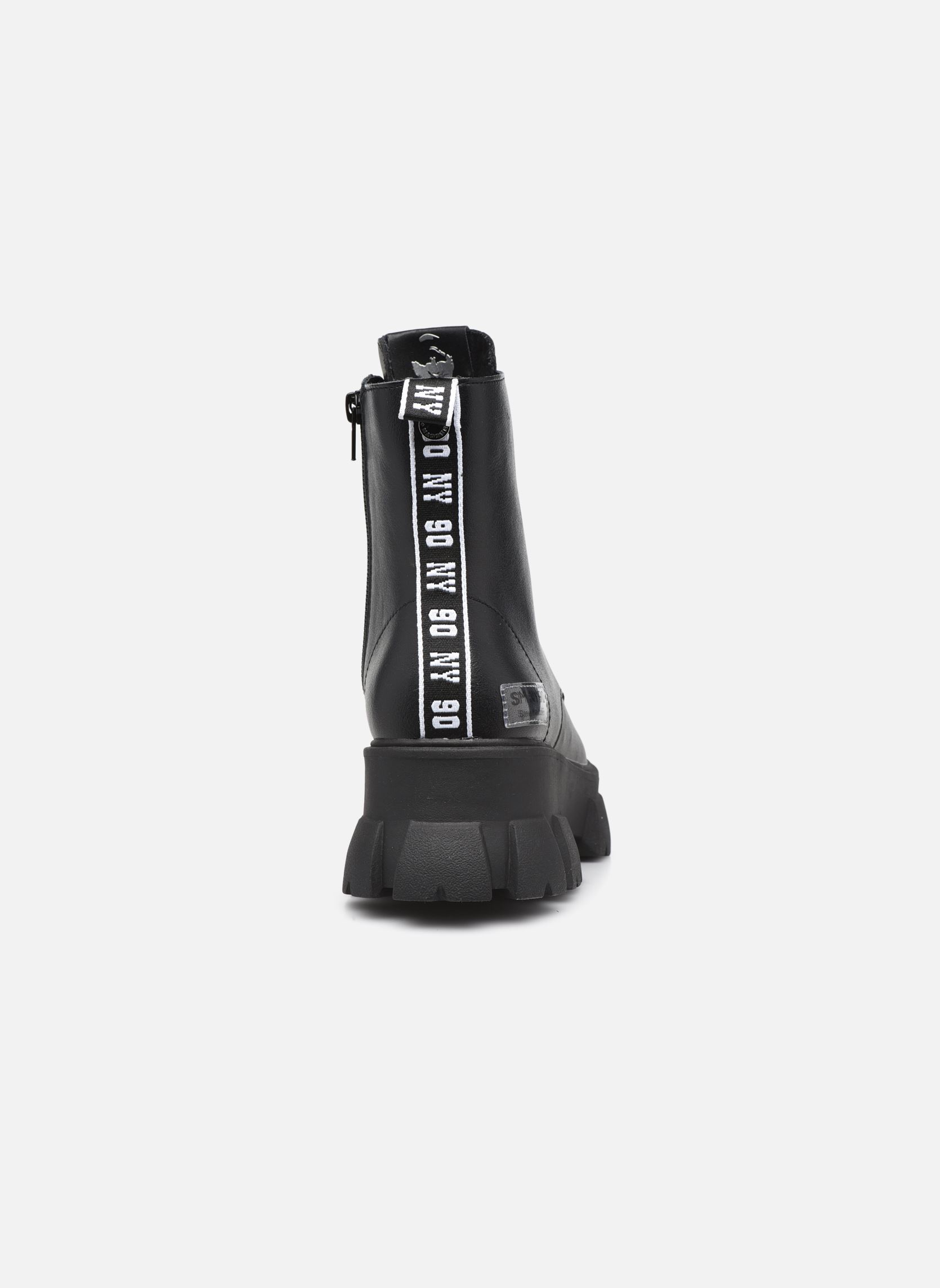 Veterlaarsjes TANKER dames zwart Steve Madden Veterlaarsjes TANKER dames zwart Black leather