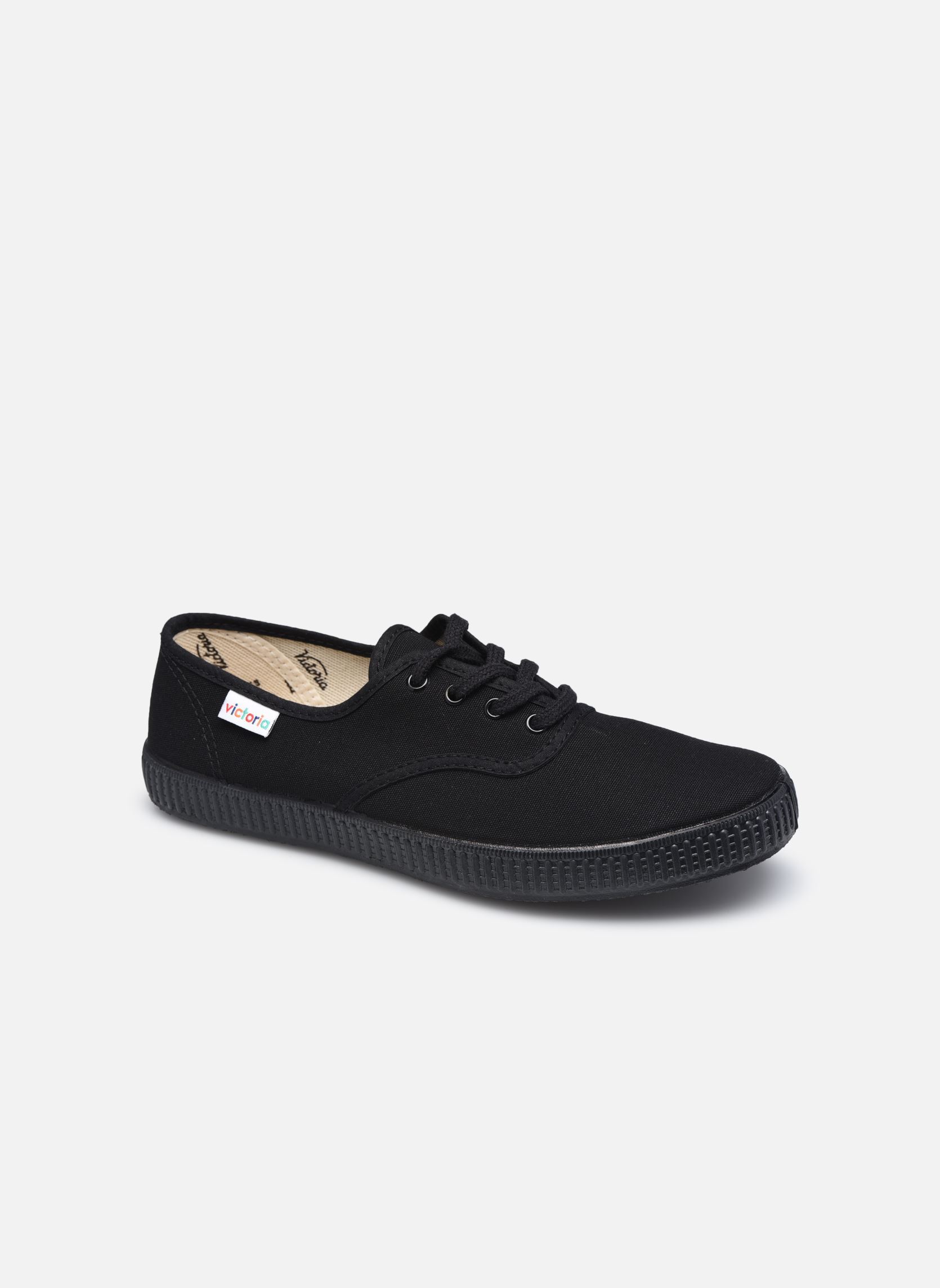 Zapatillas de lona 1915 Inglesa Lona Piso Negro W mujer negro Victoria Zapatillas de lona 1915 Inglesa Lona Piso Negro W mujer negro Negro