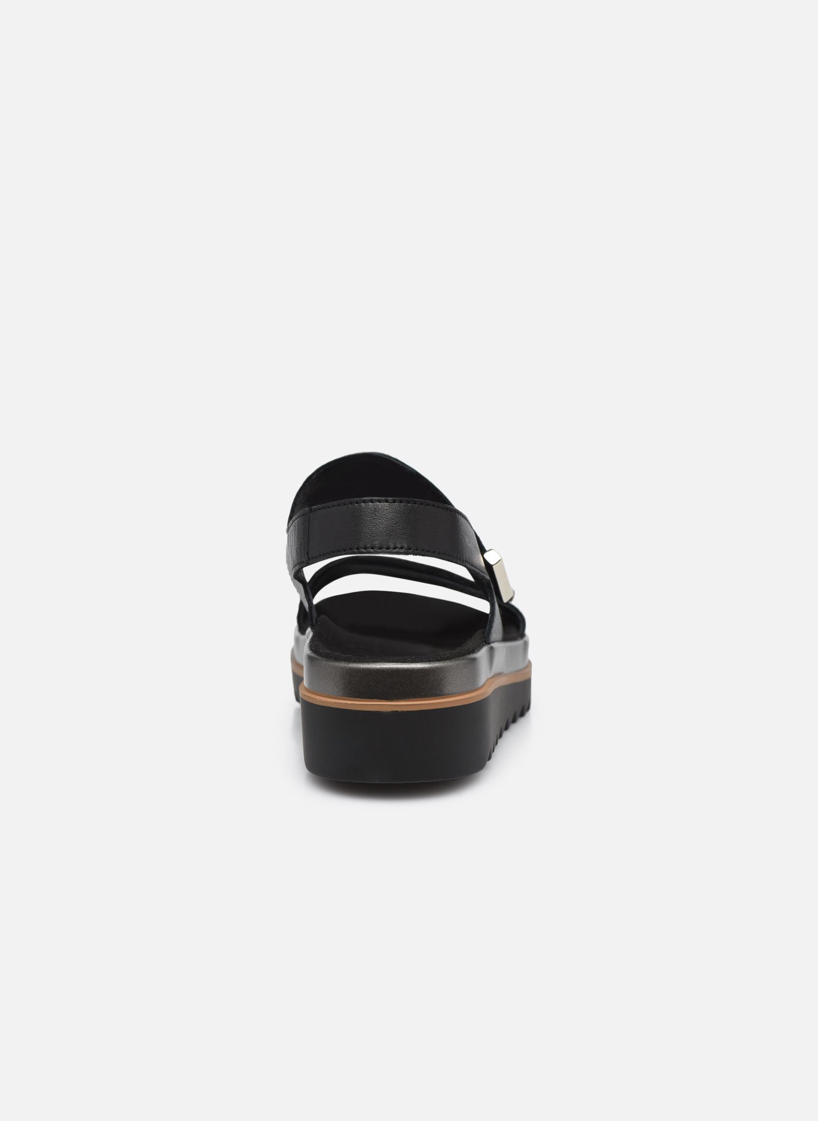 Sandalen met sleehak en plateau Dominica dames zwart Mephisto Sandalen met sleehak en plateau Dominica dames zwart BLACK
