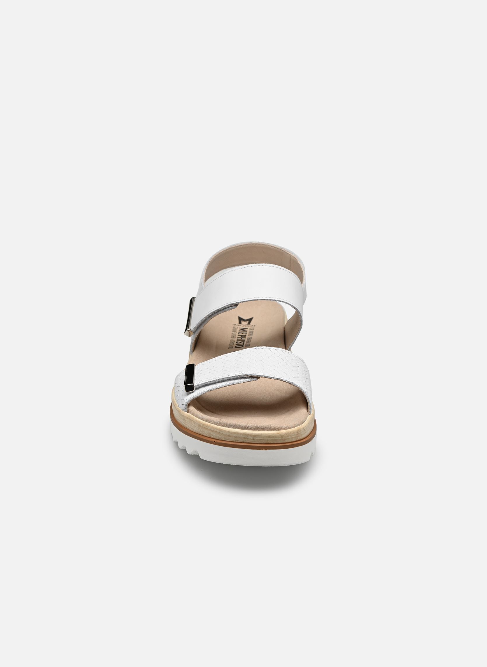 Sandali con zeppa e plateau Dominica donna bianco Mephisto Sandali con zeppa e plateau Dominica donna bianco WHITE