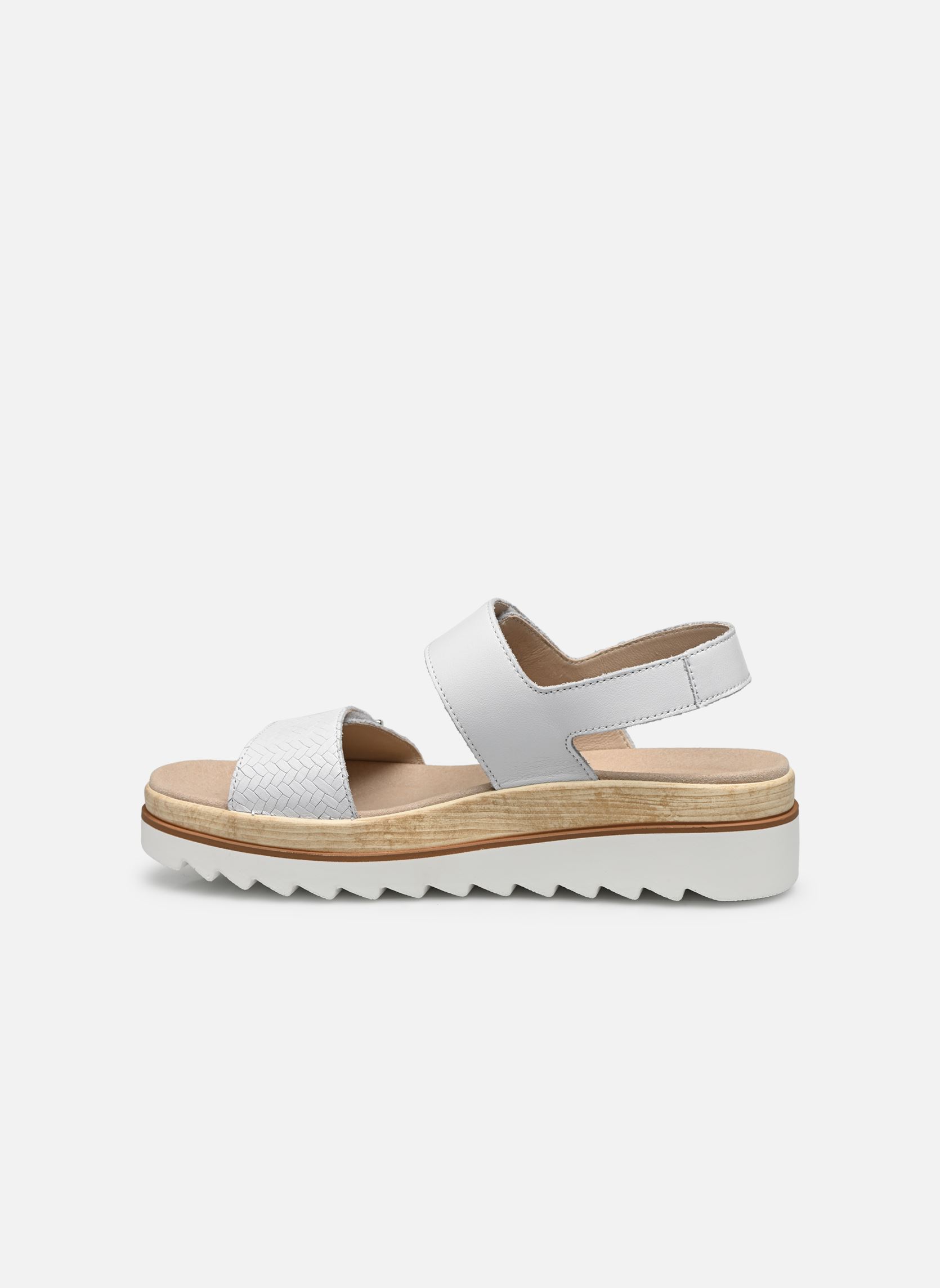 Sandali con zeppa e plateau Dominica donna bianco Mephisto Sandali con zeppa e plateau Dominica donna bianco WHITE