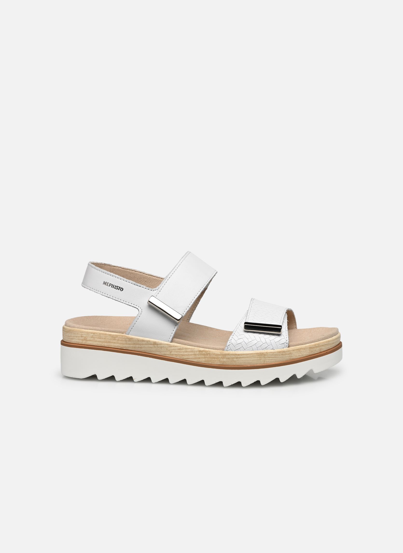Sandali con zeppa e plateau Dominica donna bianco Mephisto Sandali con zeppa e plateau Dominica donna bianco WHITE