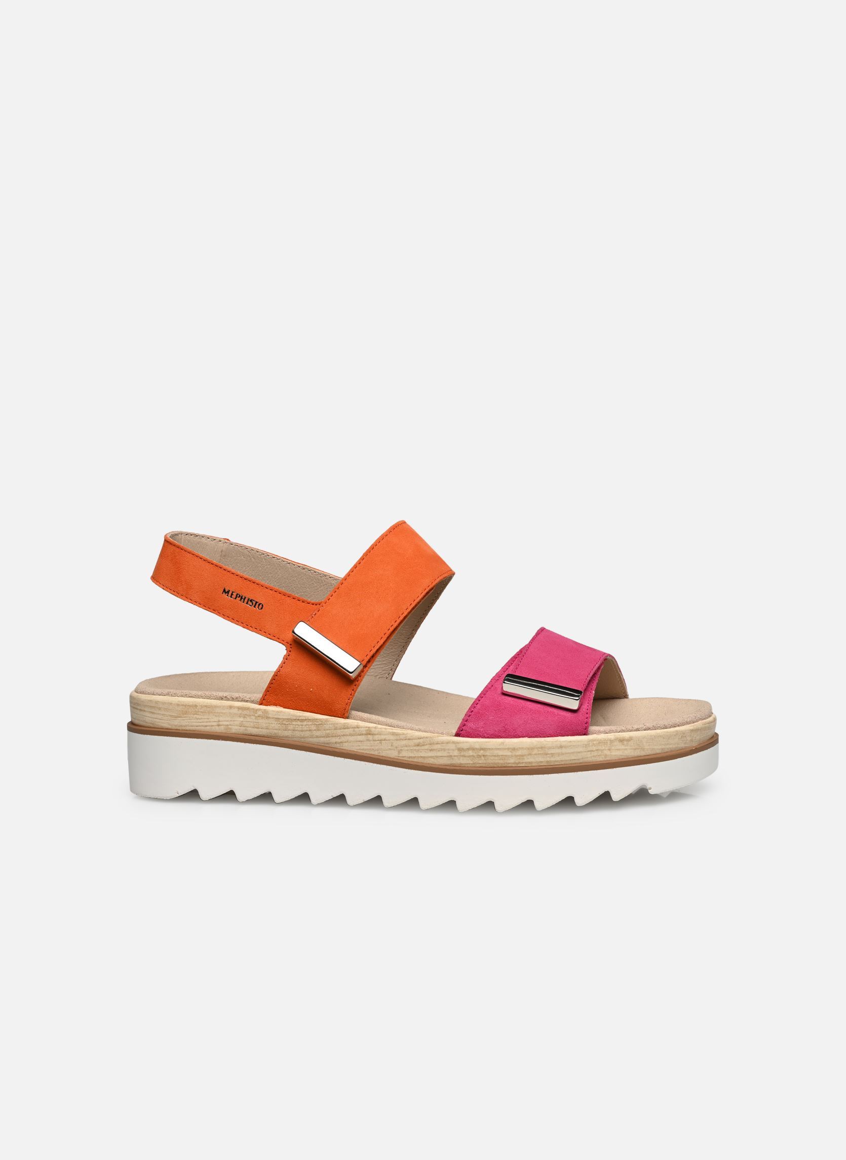 Sandali con zeppa e plateau Dominica donna rosa Mephisto Sandali con zeppa e plateau Dominica donna rosa FUCHSIA