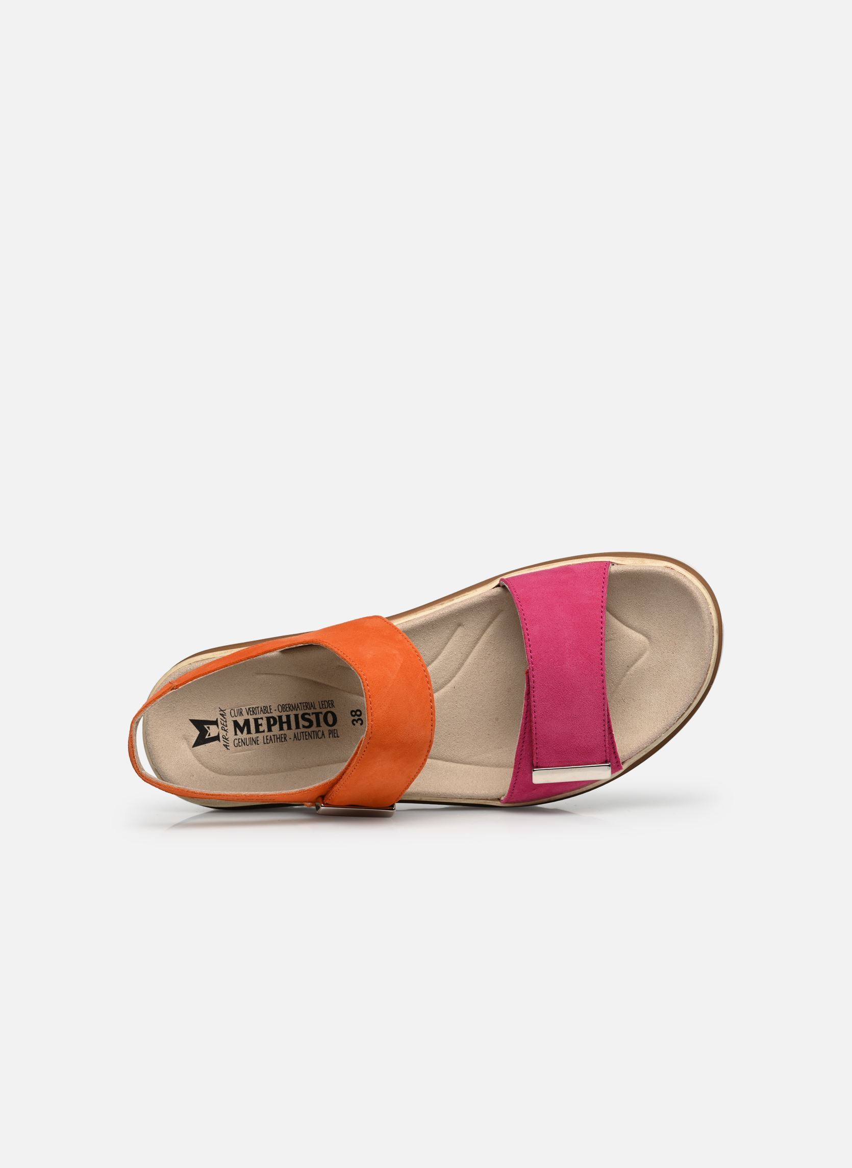 Sandali con zeppa e plateau Dominica donna rosa Mephisto Sandali con zeppa e plateau Dominica donna rosa FUCHSIA