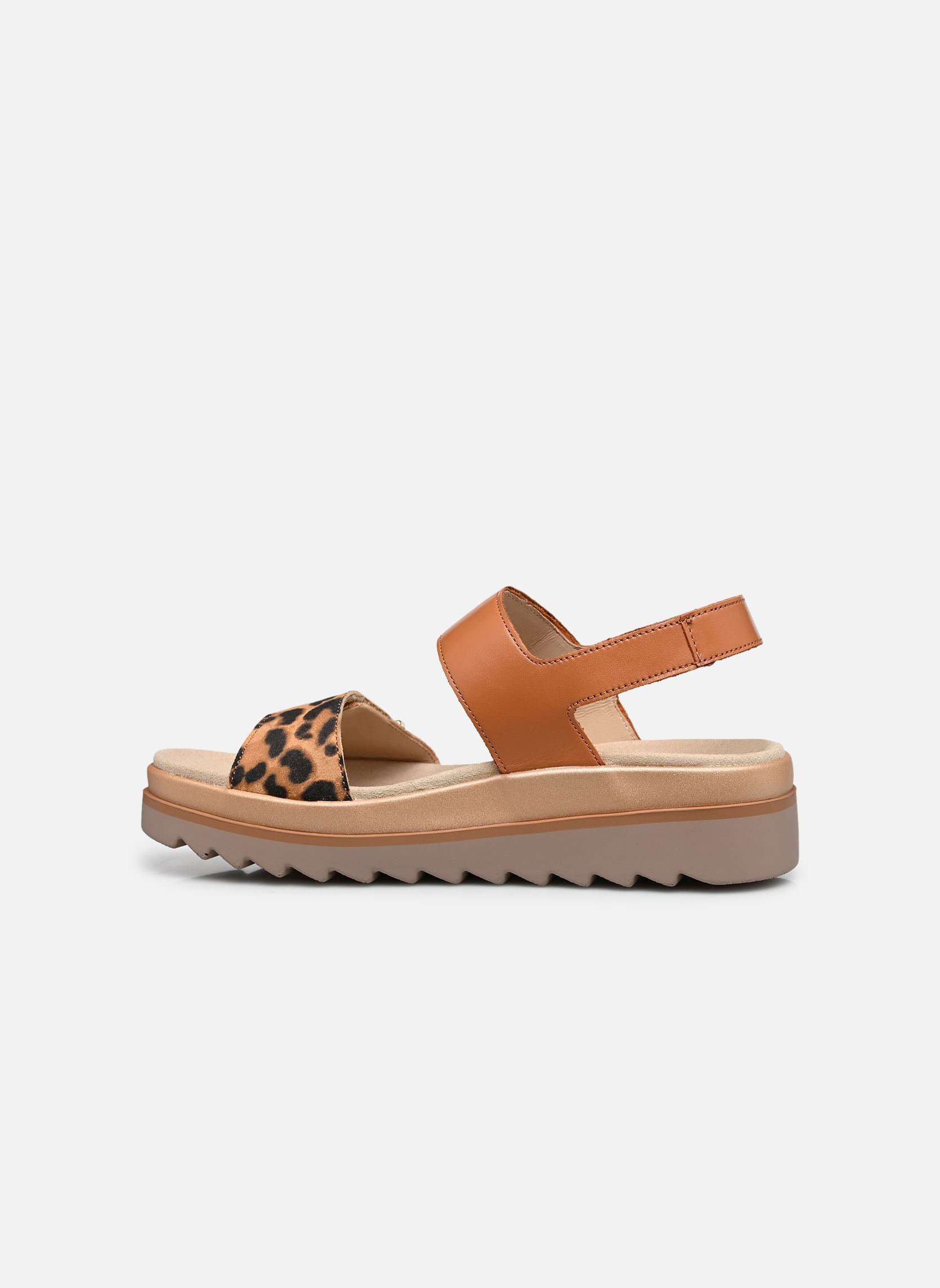 Sandali con zeppa e plateau Dominica donna marrone Mephisto Sandali con zeppa e plateau Dominica donna marrone BROWN