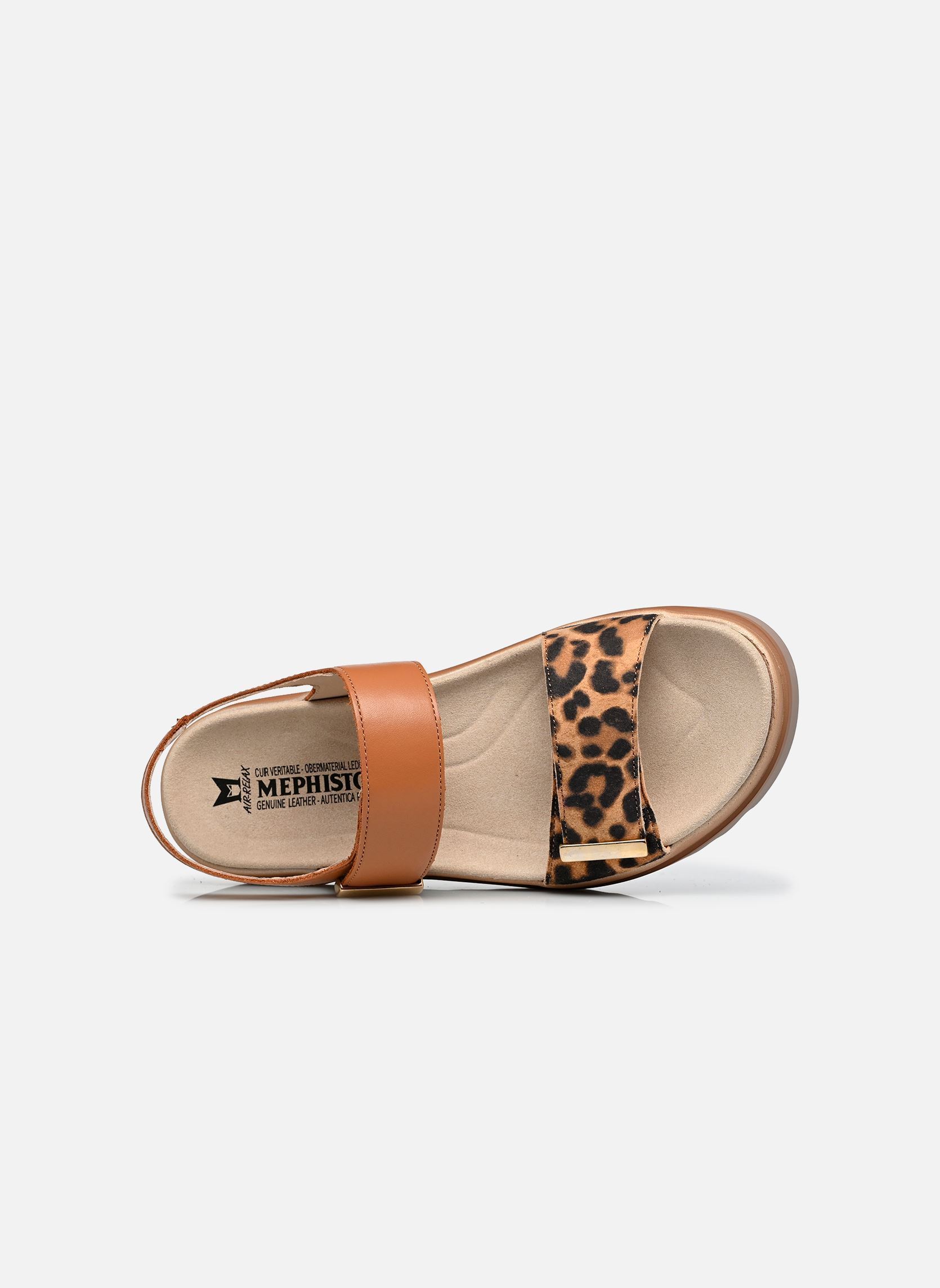 Sandali con zeppa e plateau Dominica donna marrone Mephisto Sandali con zeppa e plateau Dominica donna marrone BROWN