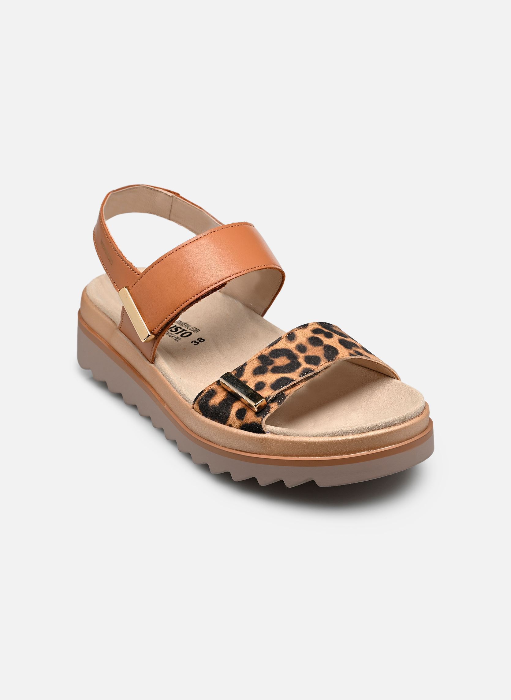Sandali con zeppa e plateau Dominica donna marrone Mephisto Sandali con zeppa e plateau Dominica donna marrone BROWN