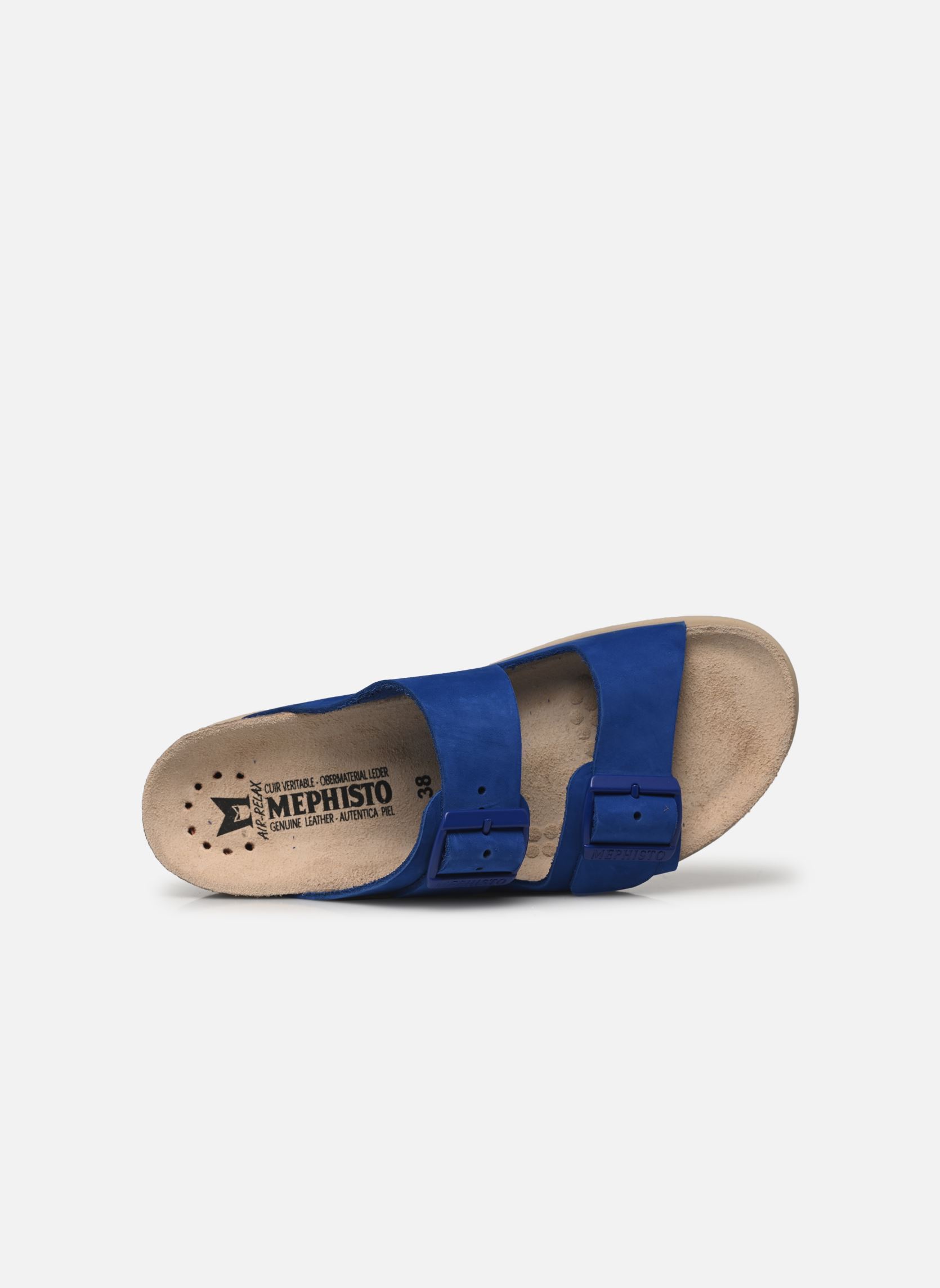 Muilen Hester dames blauw Mephisto Muilen Hester dames blauw ELECTRIC BLUE