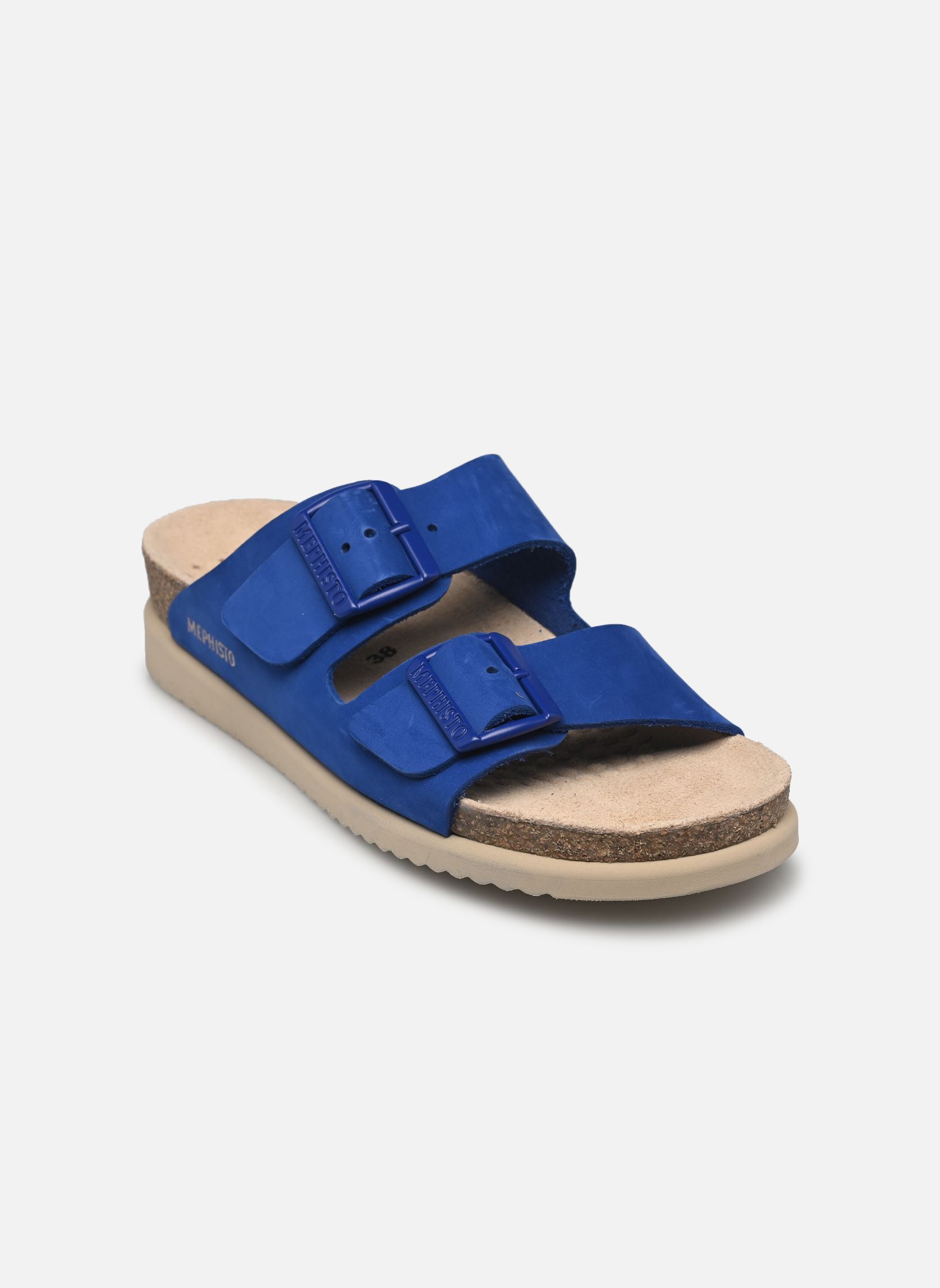 Muilen Hester dames blauw Mephisto Muilen Hester dames blauw ELECTRIC BLUE