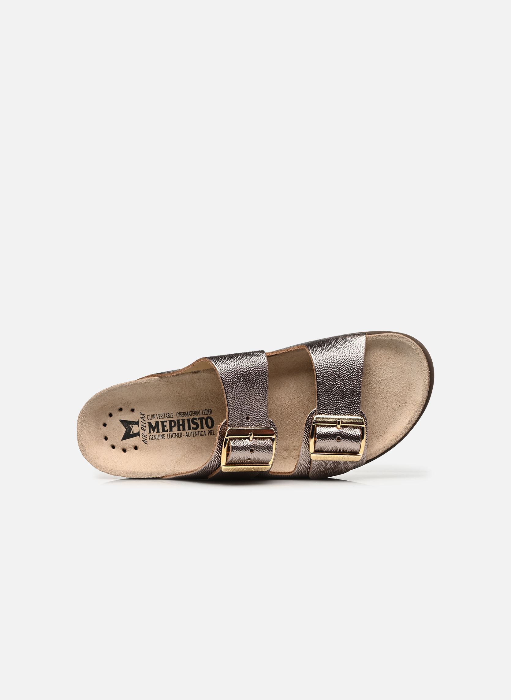 Pantofole Hester donna oro e bronzo Mephisto Pantofole Hester donna oro e bronzo PLATINUM