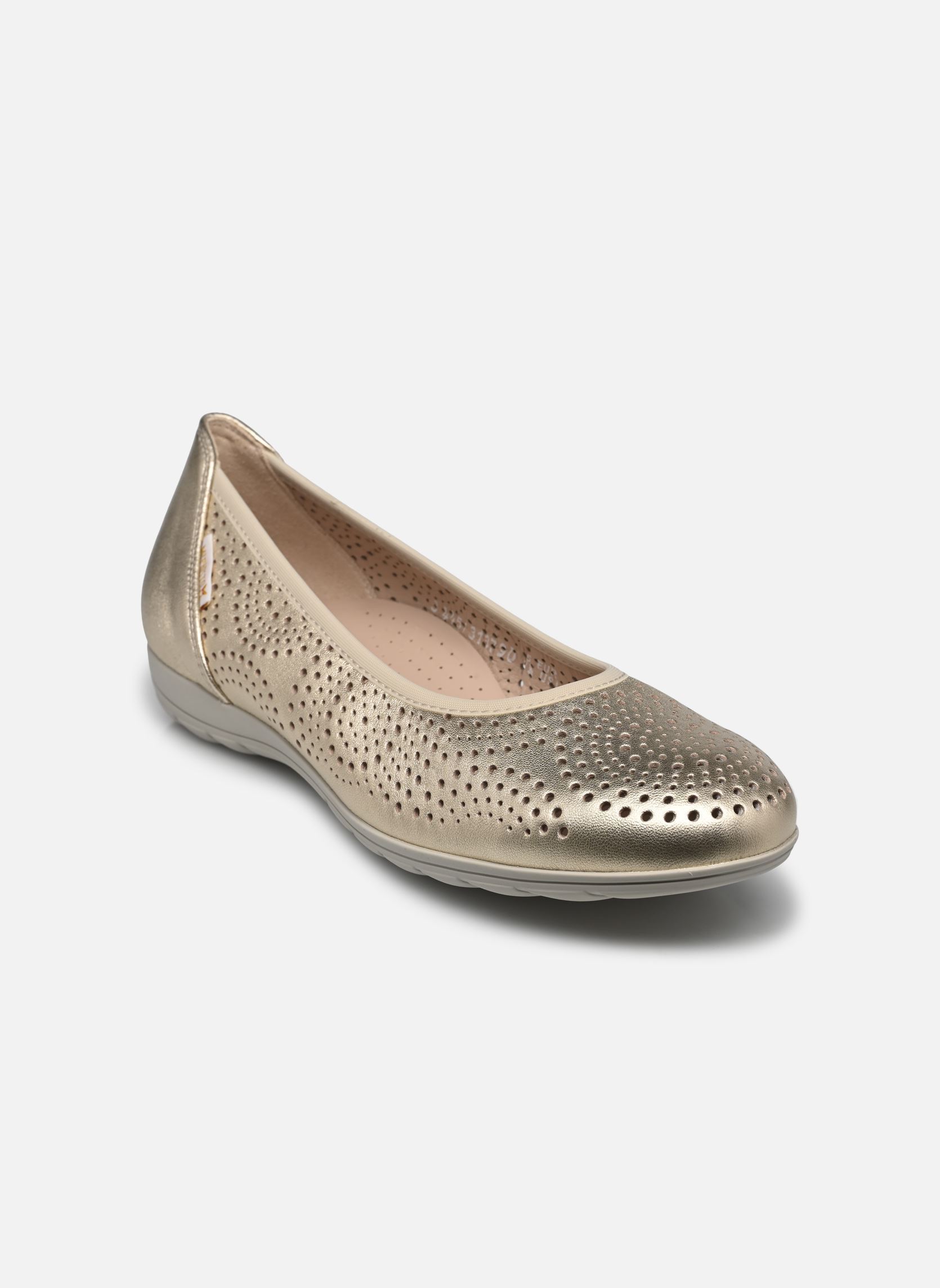 Ballerines classiques Elsie Perf R femme or et bronze Mephisto Ballerines classiques Elsie Perf R femme or et bronze GOLD