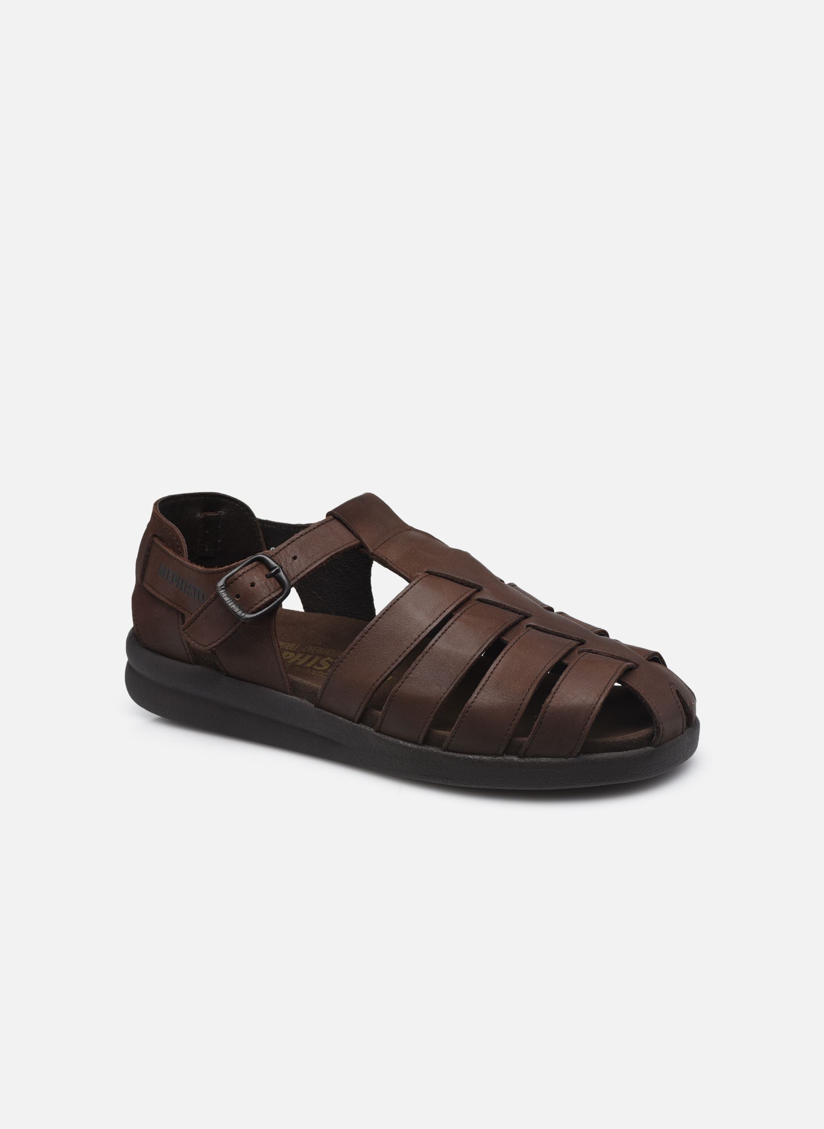 Sandalen und Pantoletten Sam R herren braun Mephisto Sandalen und Pantoletten Sam R herren braun DARK BROWN