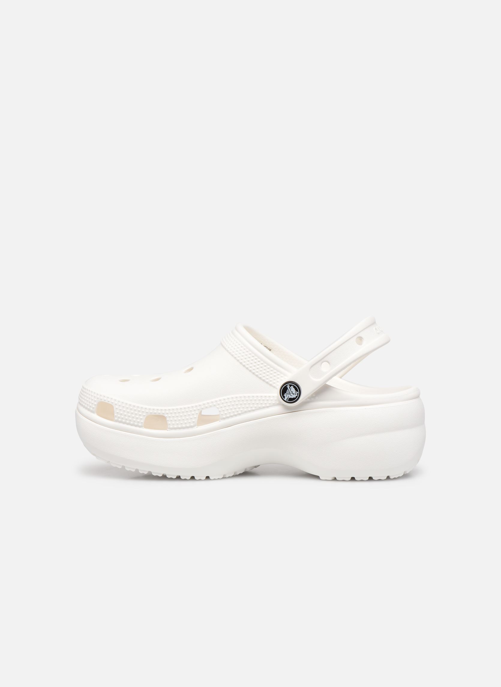 Pantoletten Classic Platform Clog W damen weiß Crocs Pantoletten Classic Platform Clog W damen weiß White