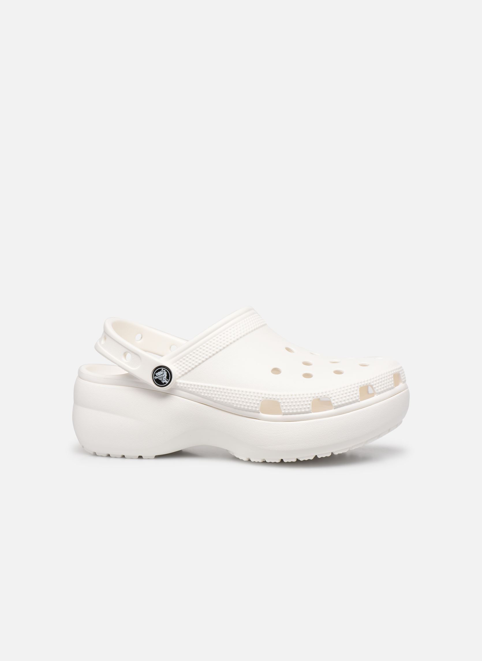 Pantoletten Classic Platform Clog W damen weiß Crocs Pantoletten Classic Platform Clog W damen weiß White