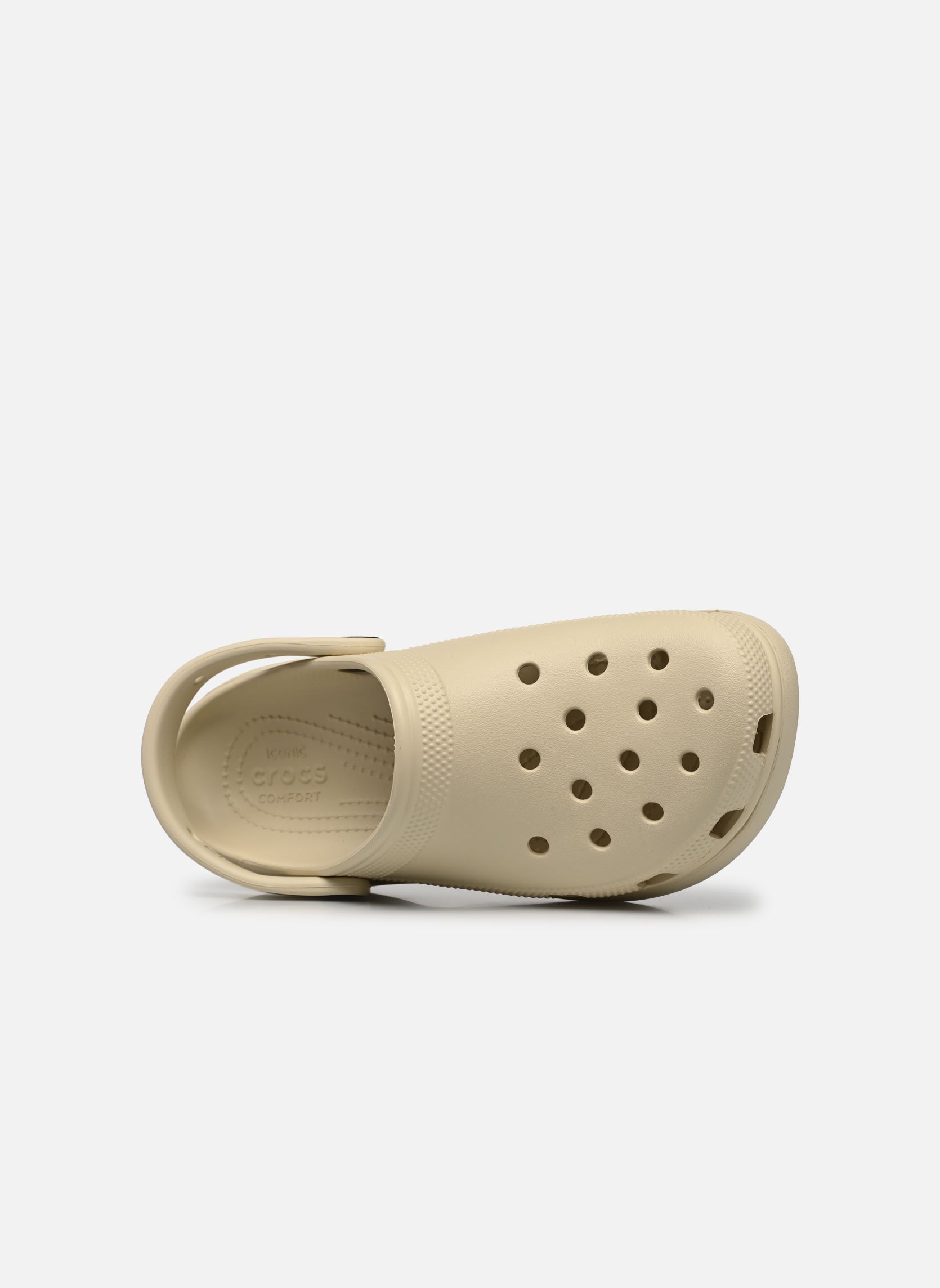 Pantoletten Classic Platform Clog W damen weiß Crocs Pantoletten Classic Platform Clog W damen weiß Bone