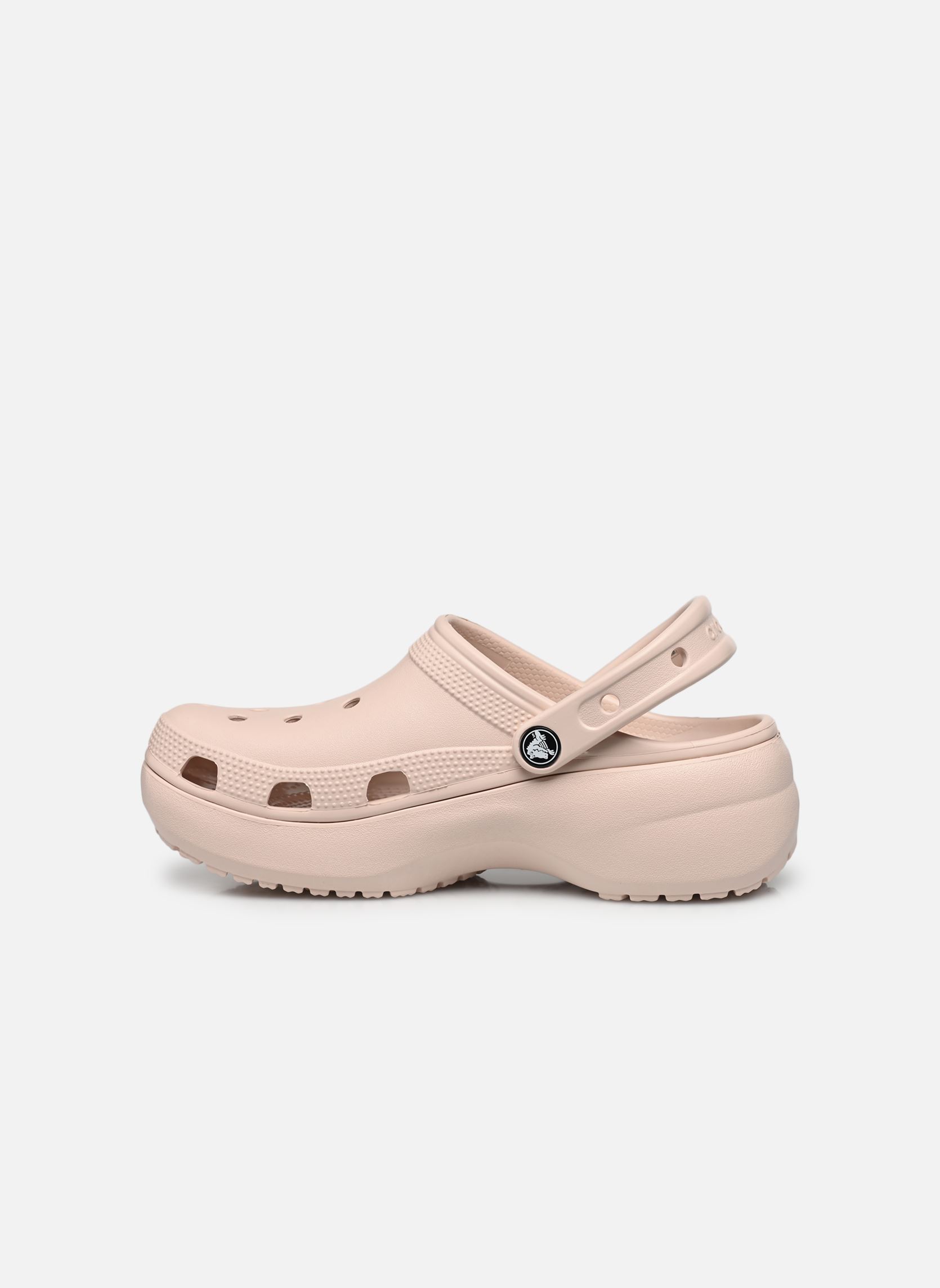 Pantoletten Classic Platform Clog W damen rosa Crocs Pantoletten Classic Platform Clog W damen rosa Quartz