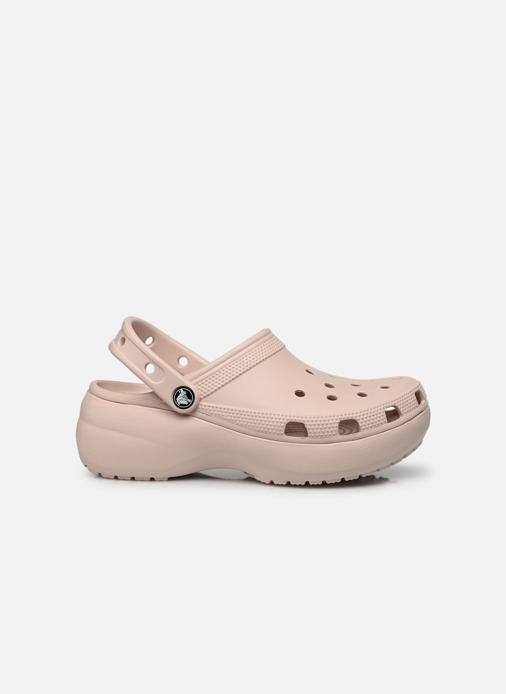 Pantoletten Classic Platform Clog W damen rosa Crocs Pantoletten Classic Platform Clog W damen rosa Quartz