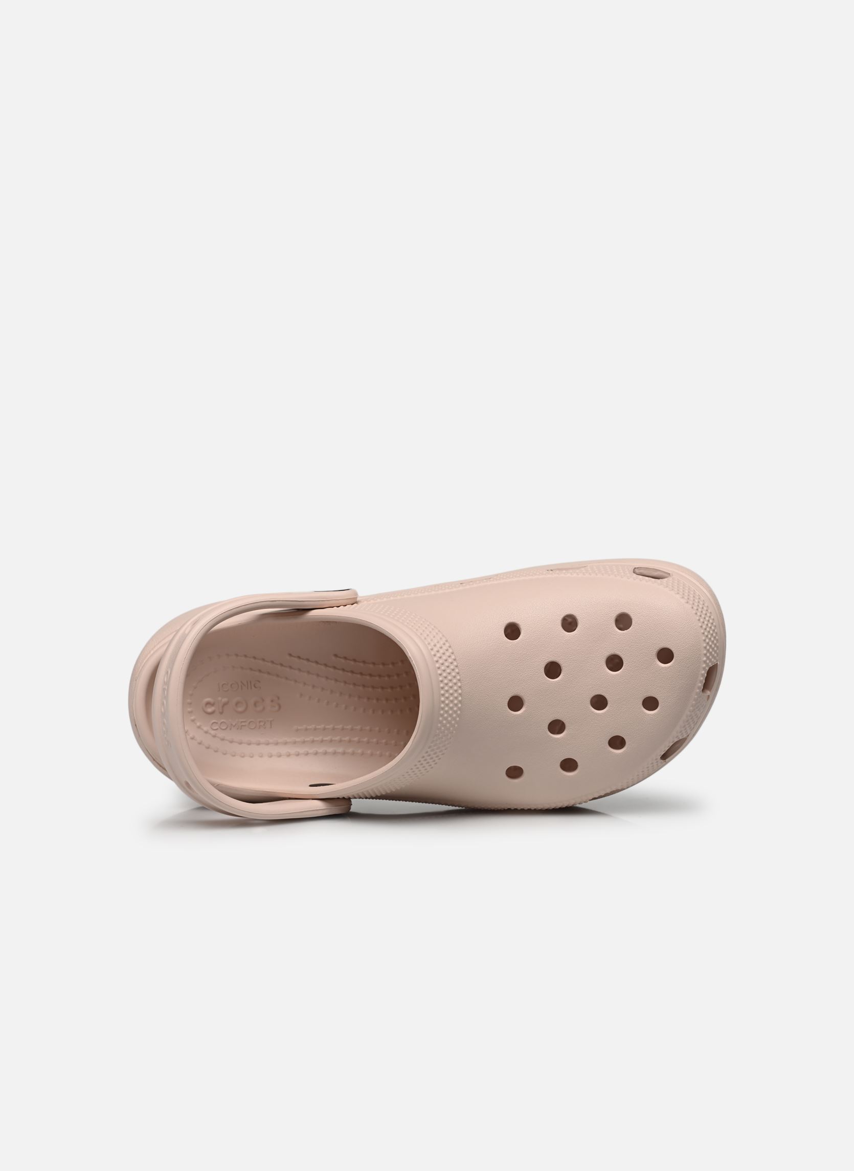 Pantoletten Classic Platform Clog W damen rosa Crocs Pantoletten Classic Platform Clog W damen rosa Quartz
