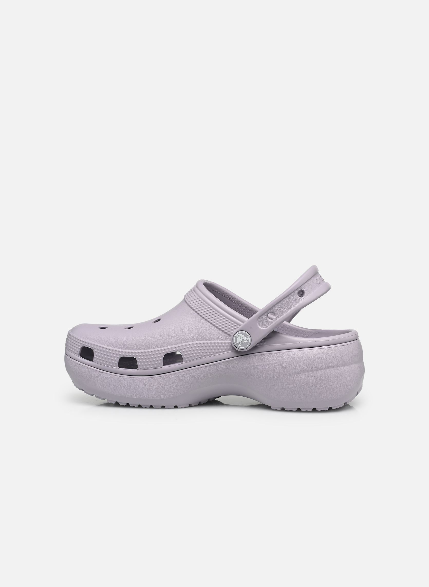 Pantoletten Classic Platform Clog W damen violett Crocs Pantoletten Classic Platform Clog W damen violett Mauve Mist