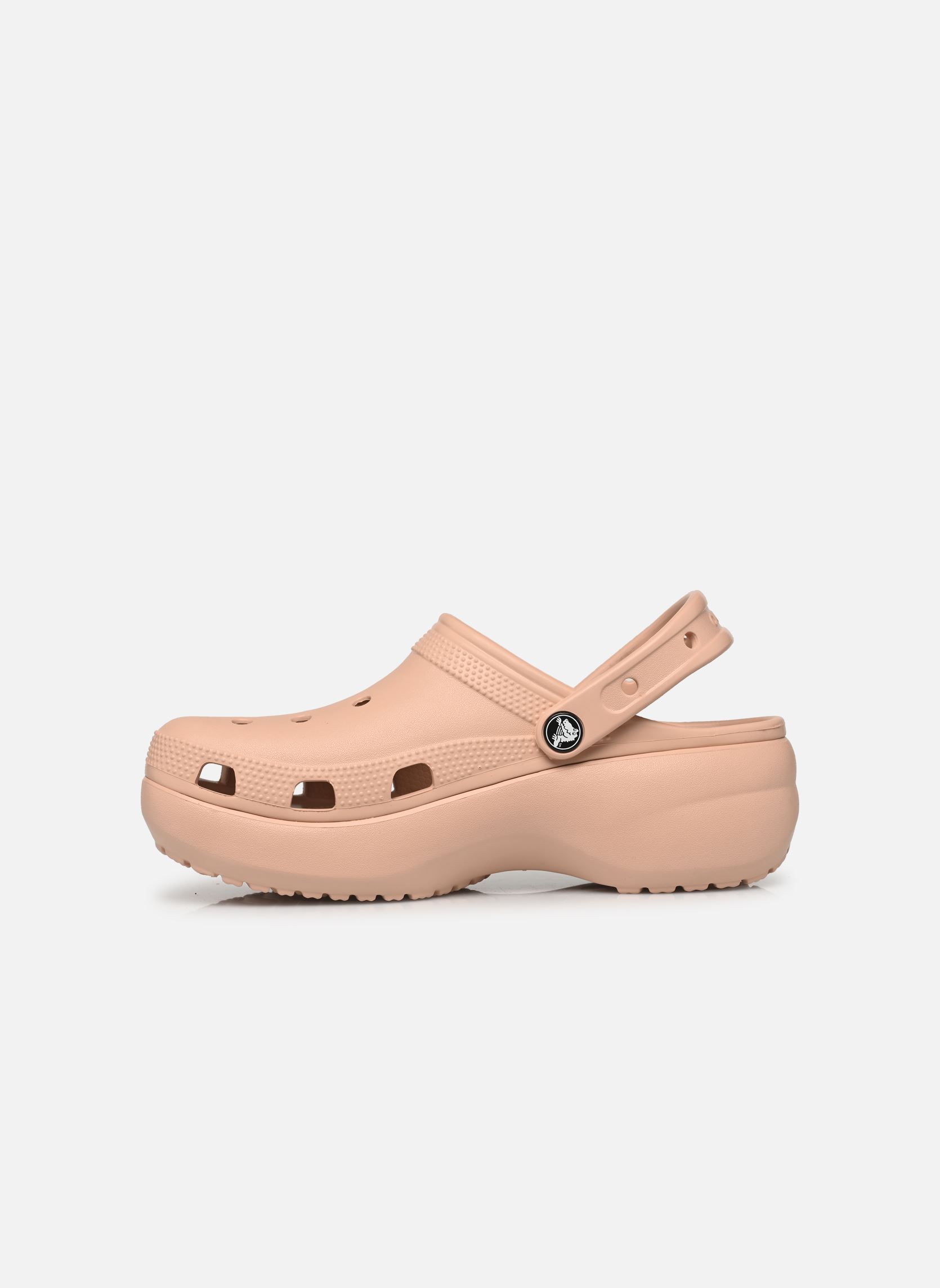 Mules Classic Platform Clog W femme rose Crocs Mules Classic Platform Clog W femme rose Pink Caramel