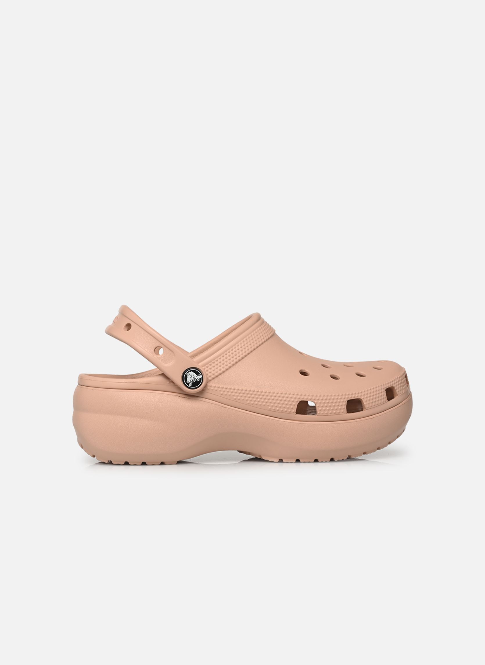 Mules Classic Platform Clog W femme rose Crocs Mules Classic Platform Clog W femme rose Pink Caramel