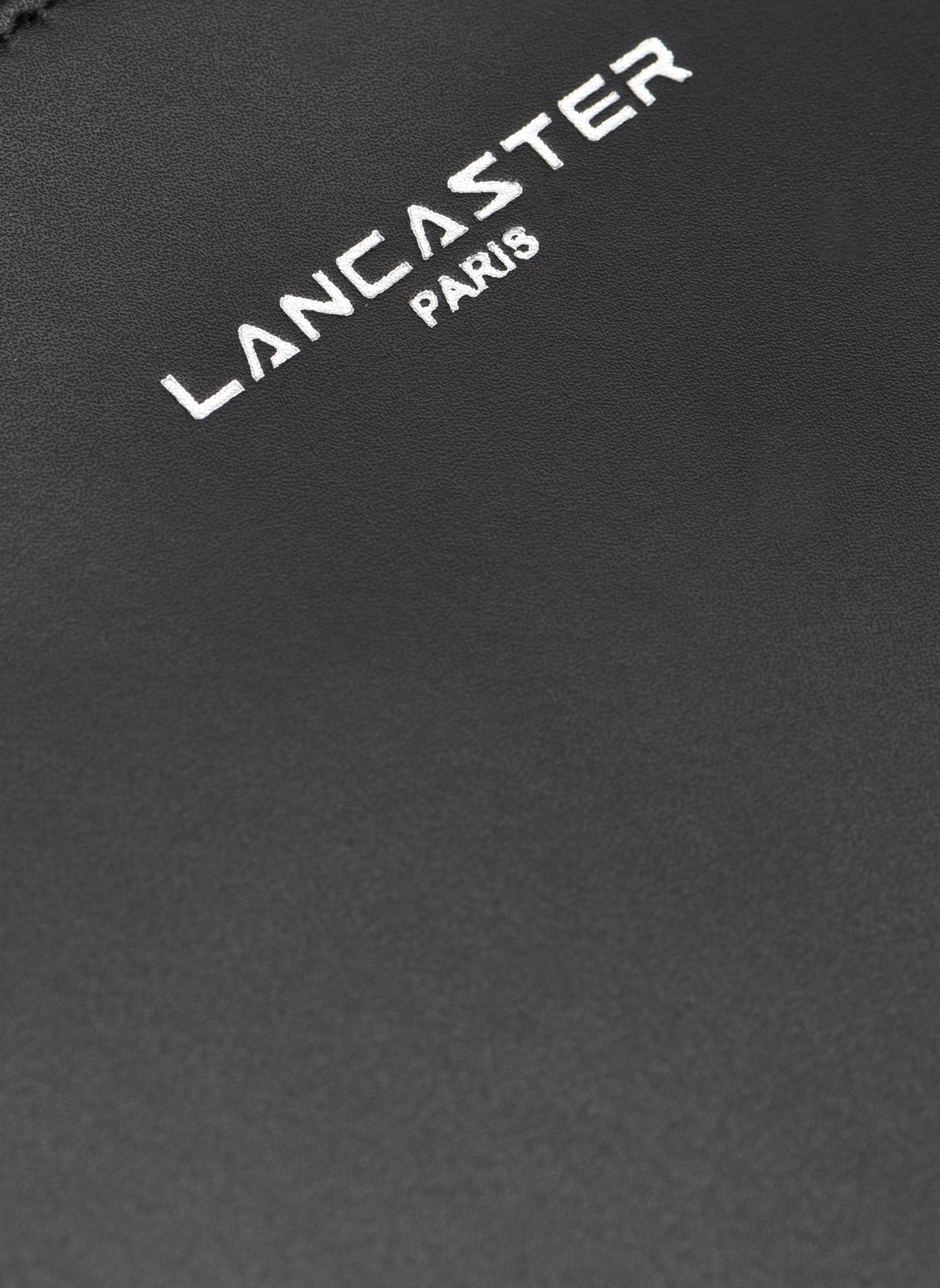 Sacs bandoulière Sac Trotteur Zippée Smooth femme noir Lancaster Sacs bandoulière Sac Trotteur Zippée Smooth femme noir NOIR_NUDE_VISON