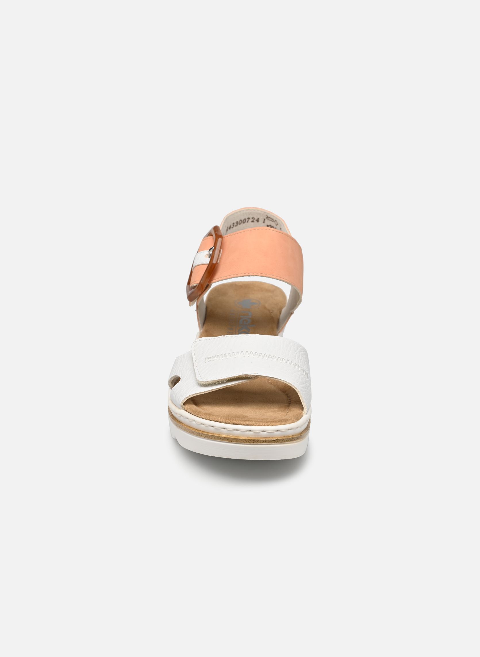 Keil- und Plateausandalen Rym damen mehrfarbig Rieker Keil- und Plateausandalen Rym damen mehrfarbig WEISS/APRIKOT