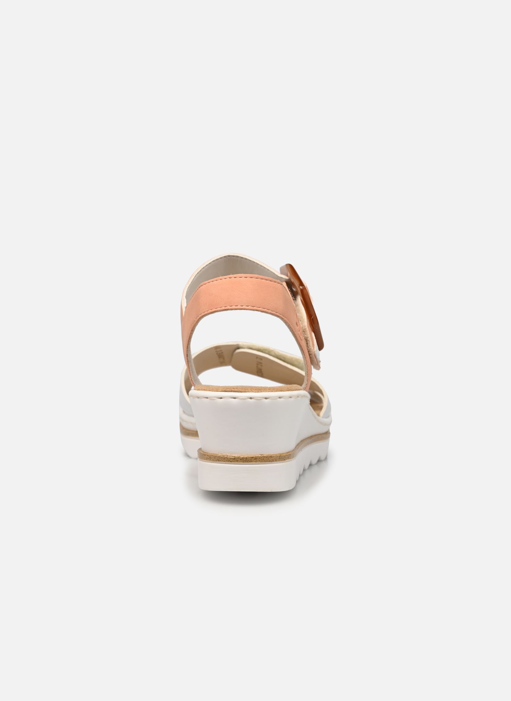 Keil- und Plateausandalen Rym damen mehrfarbig Rieker Keil- und Plateausandalen Rym damen mehrfarbig WEISS/APRIKOT