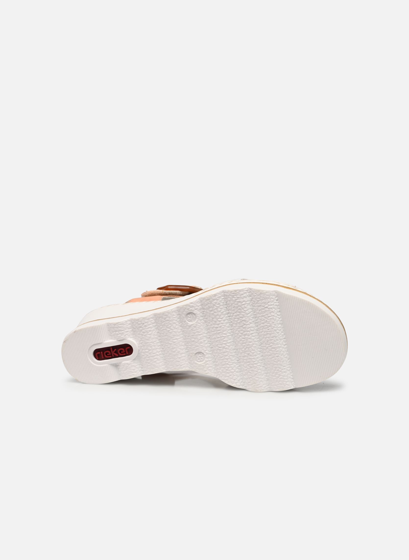 Keil- und Plateausandalen Rym damen mehrfarbig Rieker Keil- und Plateausandalen Rym damen mehrfarbig WEISS/APRIKOT
