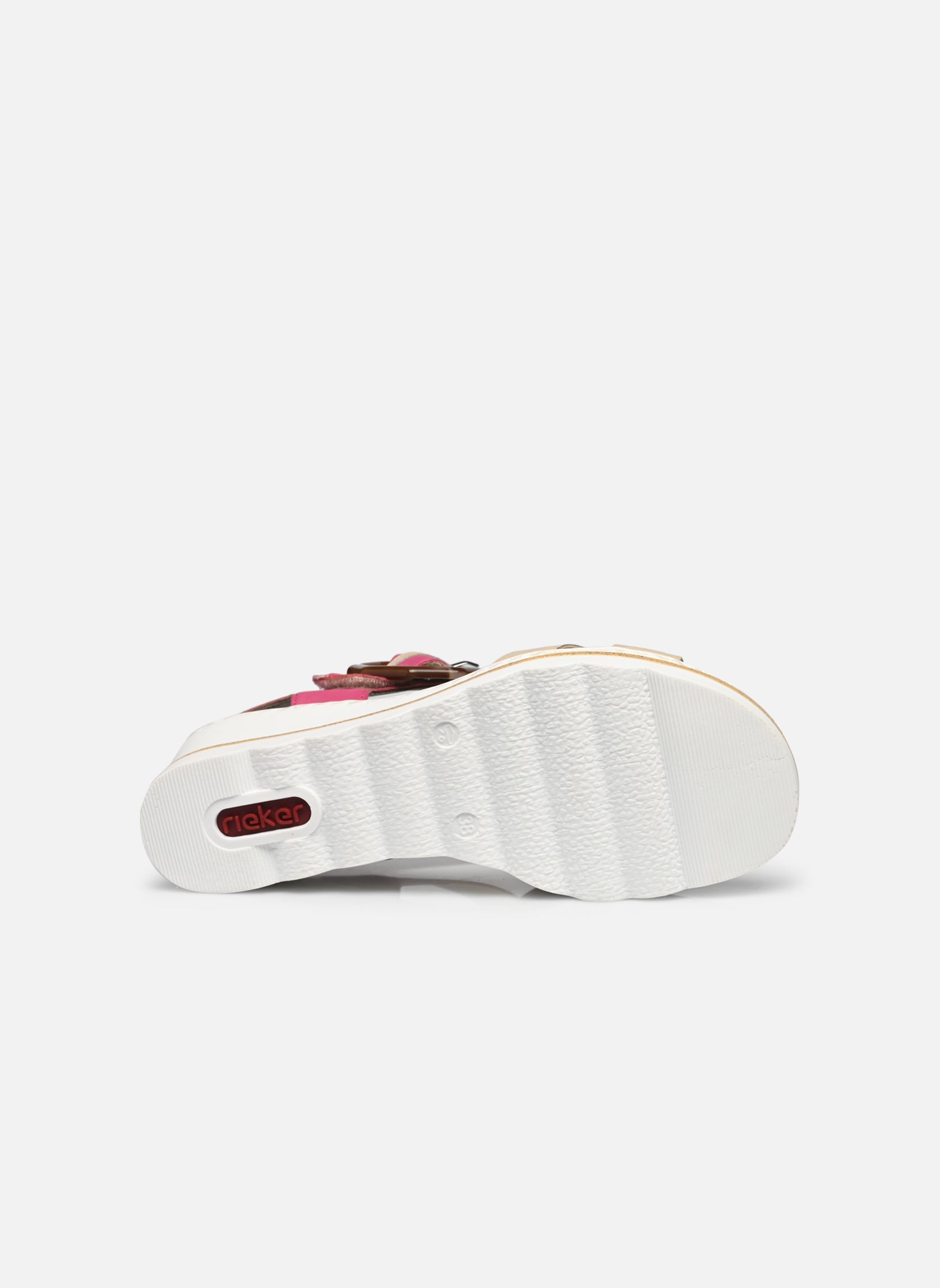 Sandali con zeppa e plateau Rym donna beige Rieker Sandali con zeppa e plateau Rym donna beige BEIGE COMBINE