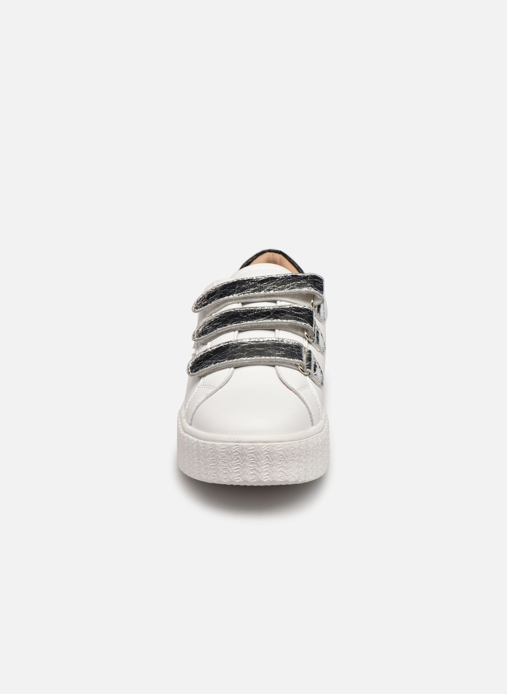 Baskets basses Jane femme blanc Vanessa Wu Baskets basses Jane femme blanc Argent