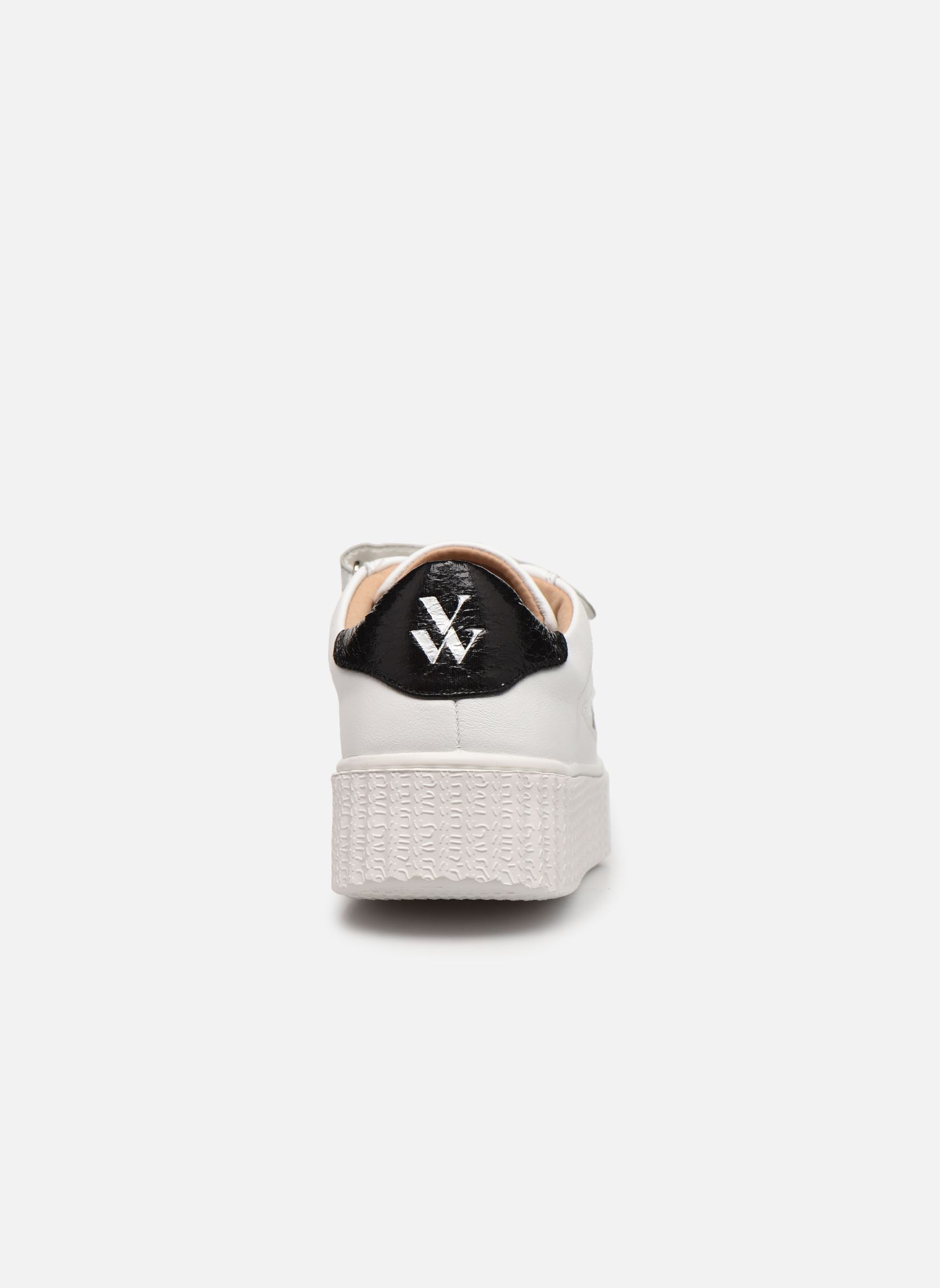 Baskets basses Jane femme blanc Vanessa Wu Baskets basses Jane femme blanc Argent